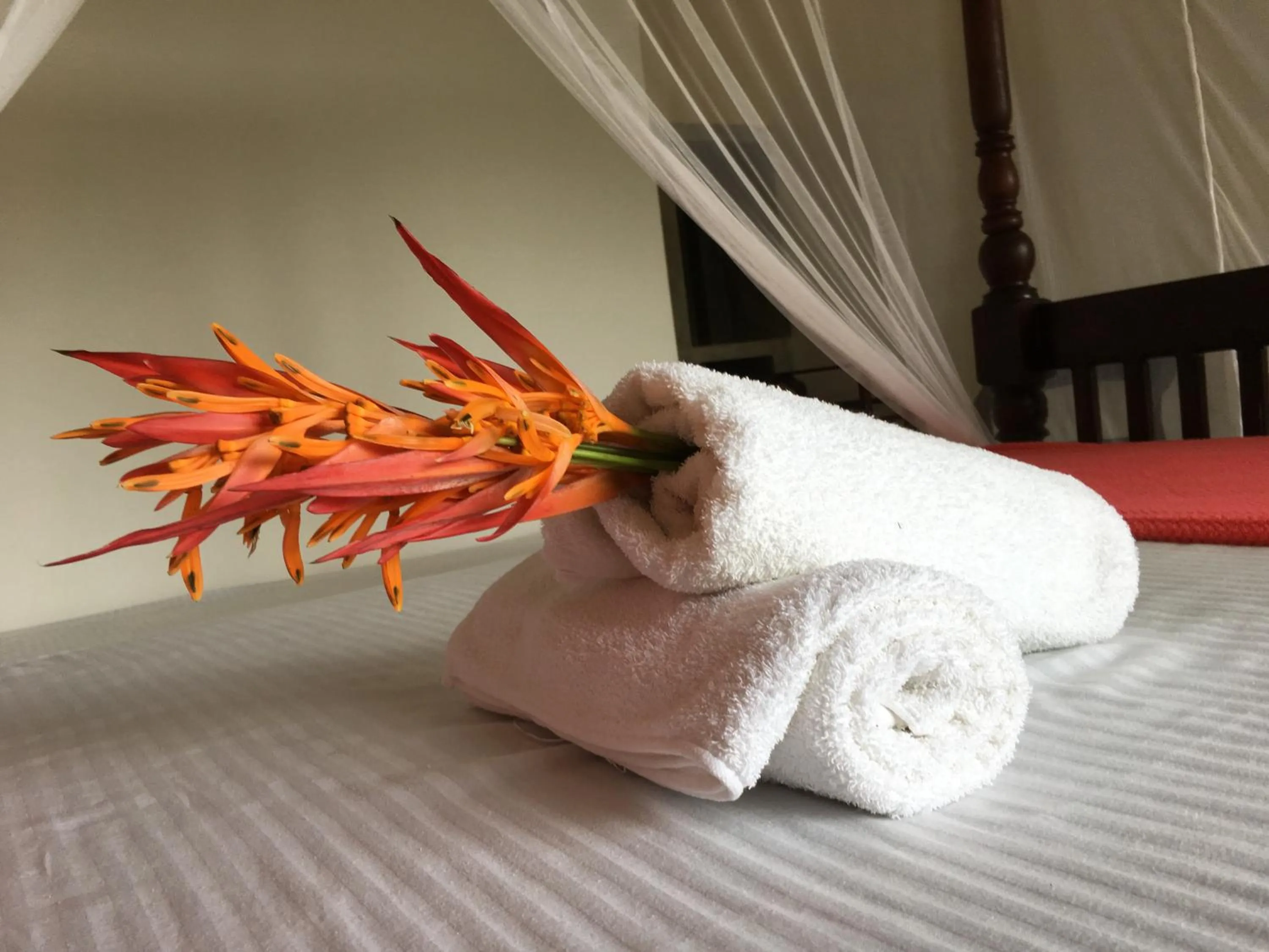 Bed in Villa Kaetana Lanka Unawatuna