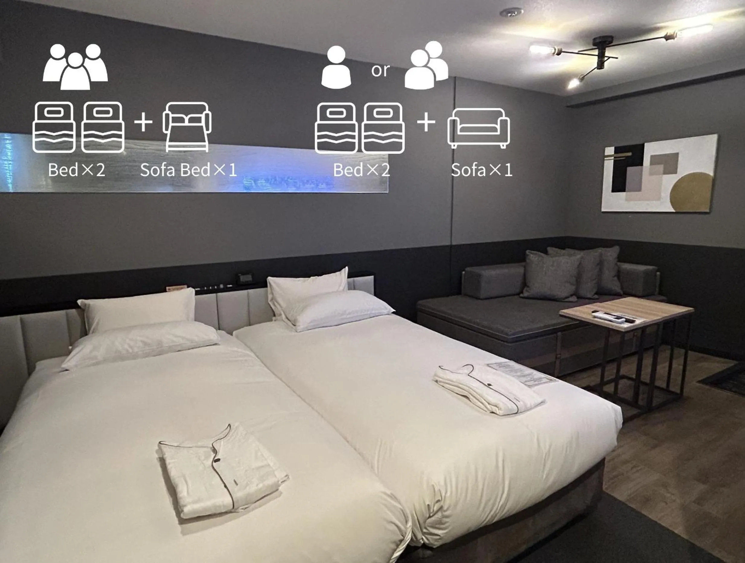 Photo of the whole room, Bed in Hotel Cordia Osaka