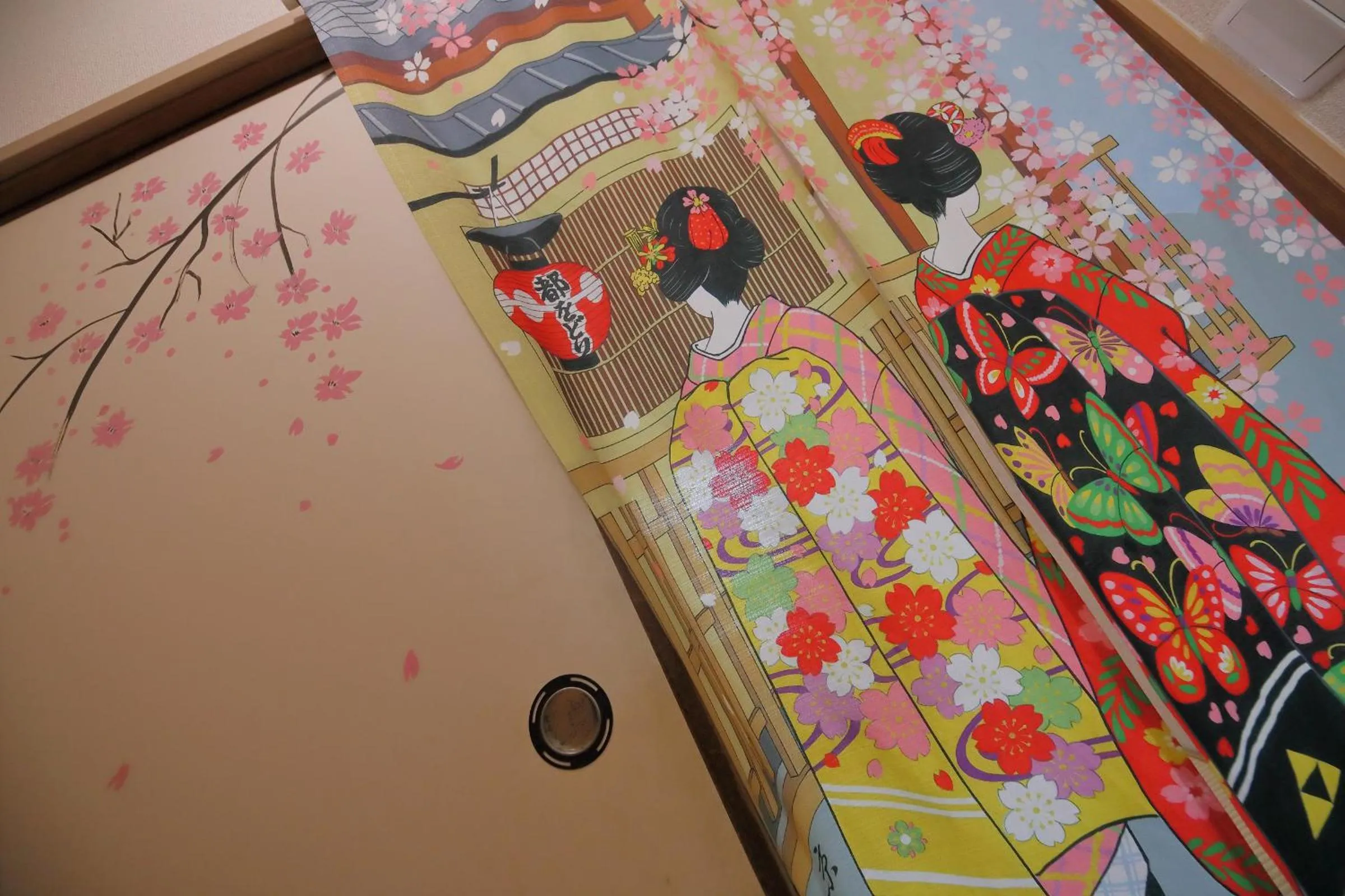 Decorative detail in Oyado Shogoin