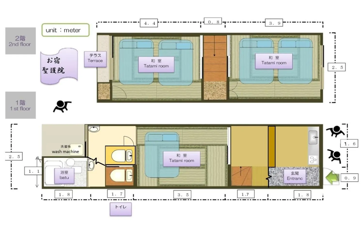 Floor plan in Oyado Shogoin