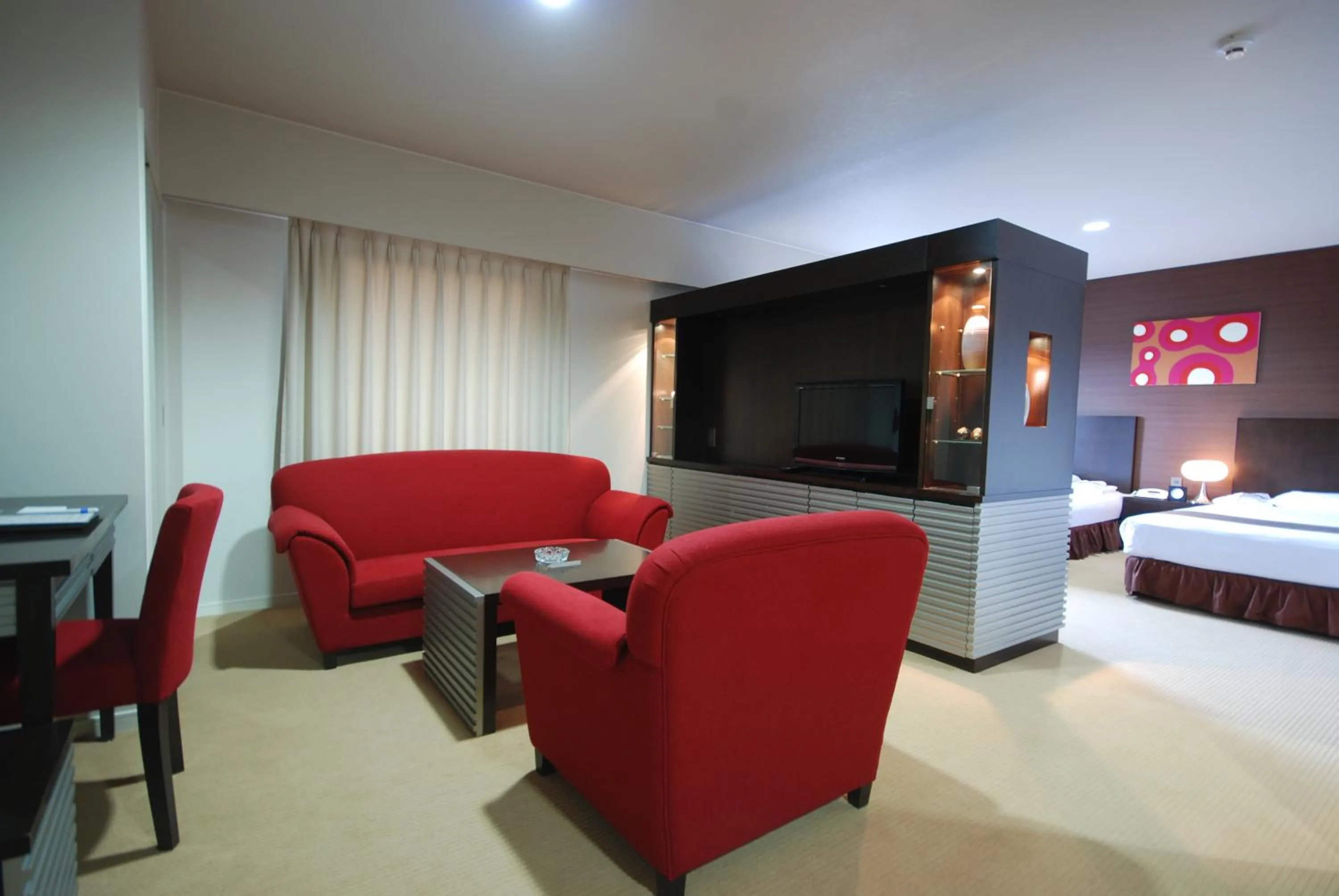 Photo of the whole room, Bed in Kokusai Hotel Yamaguchi