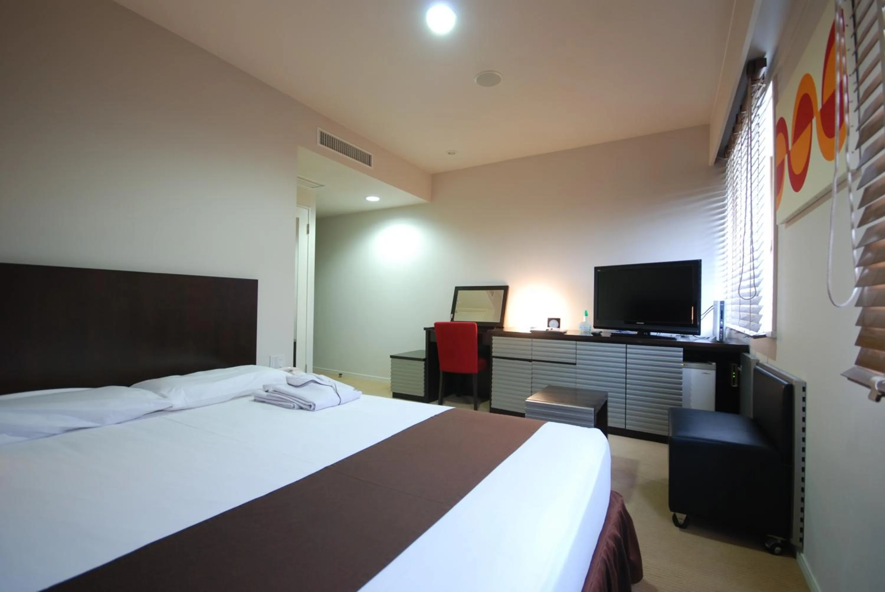 Photo of the whole room, Bed in Kokusai Hotel Yamaguchi