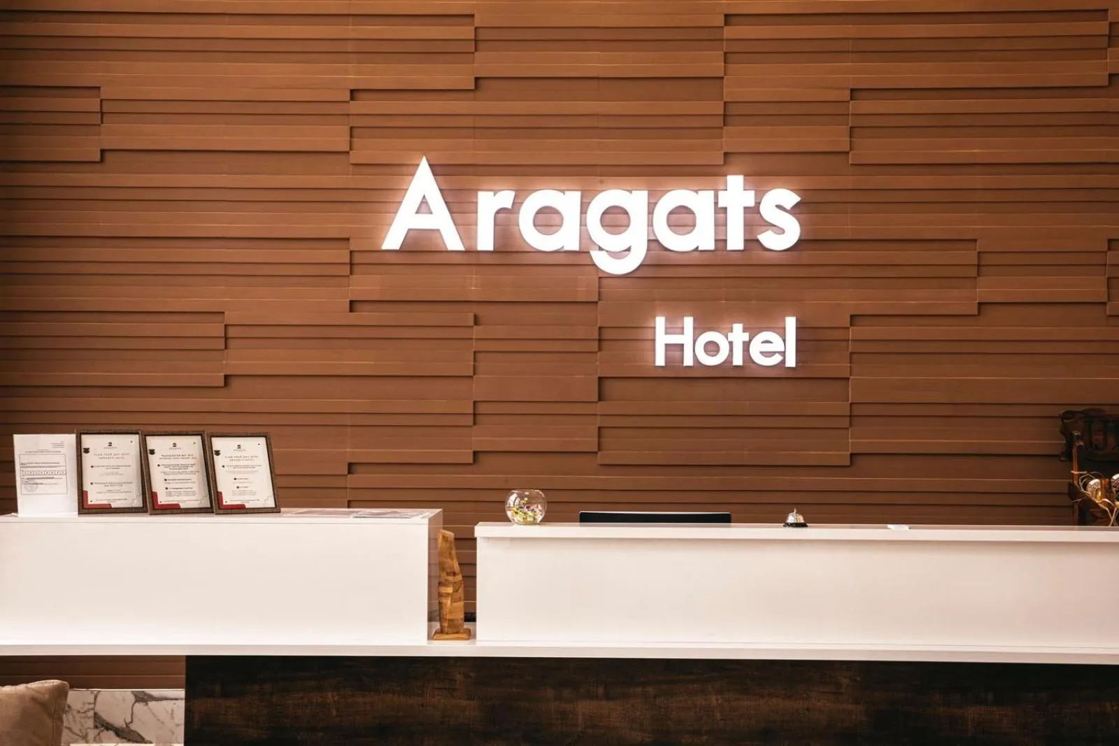 Lobby or reception in Aragats Hotel