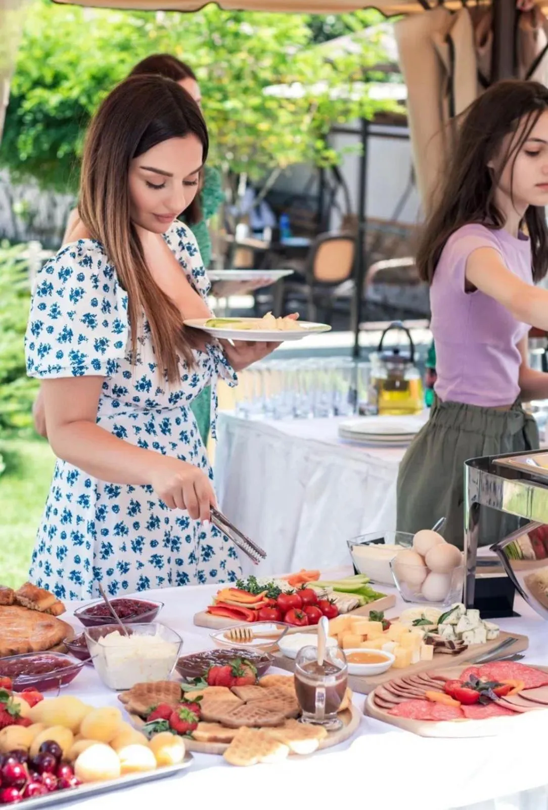 People in Aragats Hotel