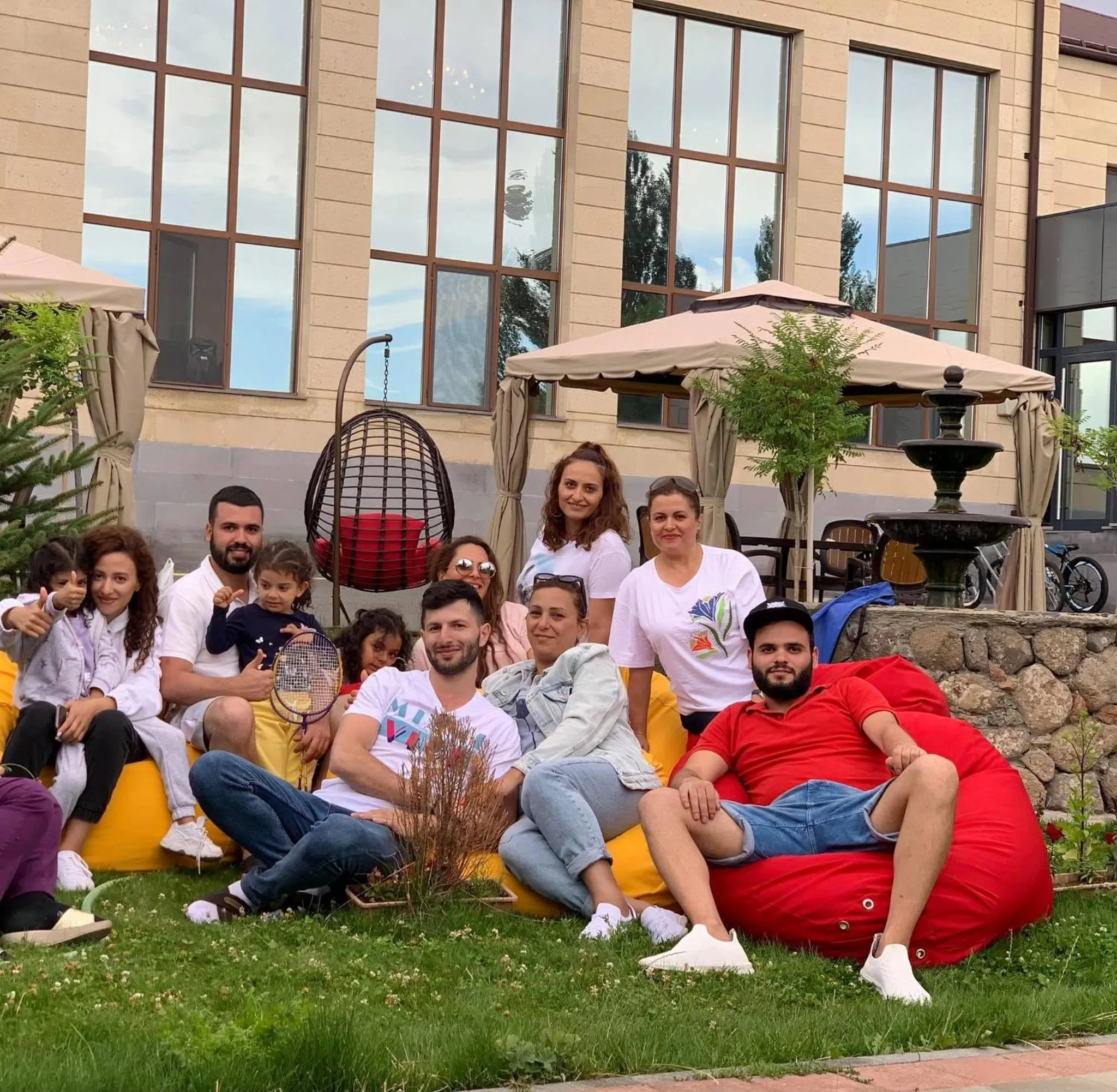People in Aragats Hotel