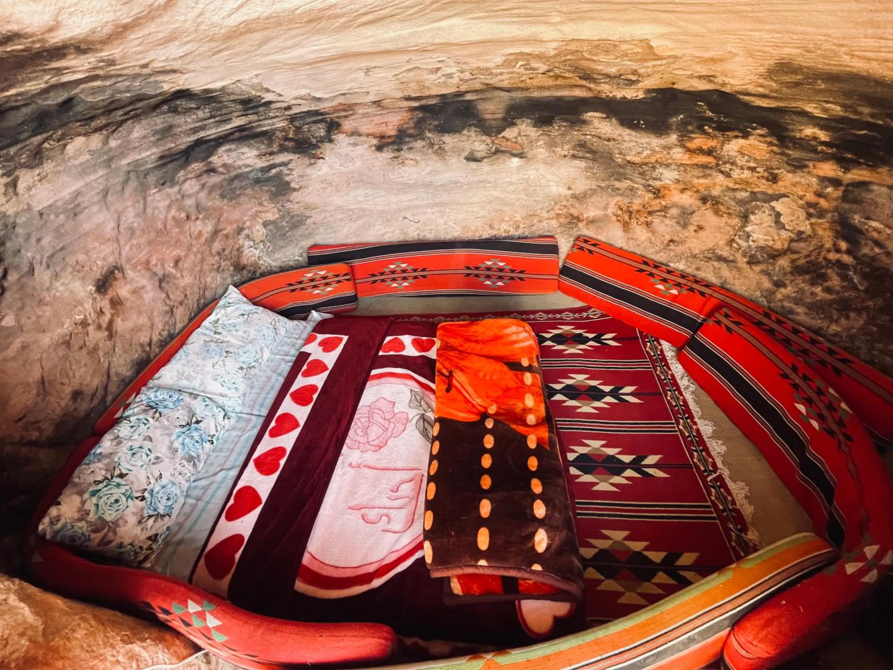 Photo of the whole room in Little Petra Bedouin Camp