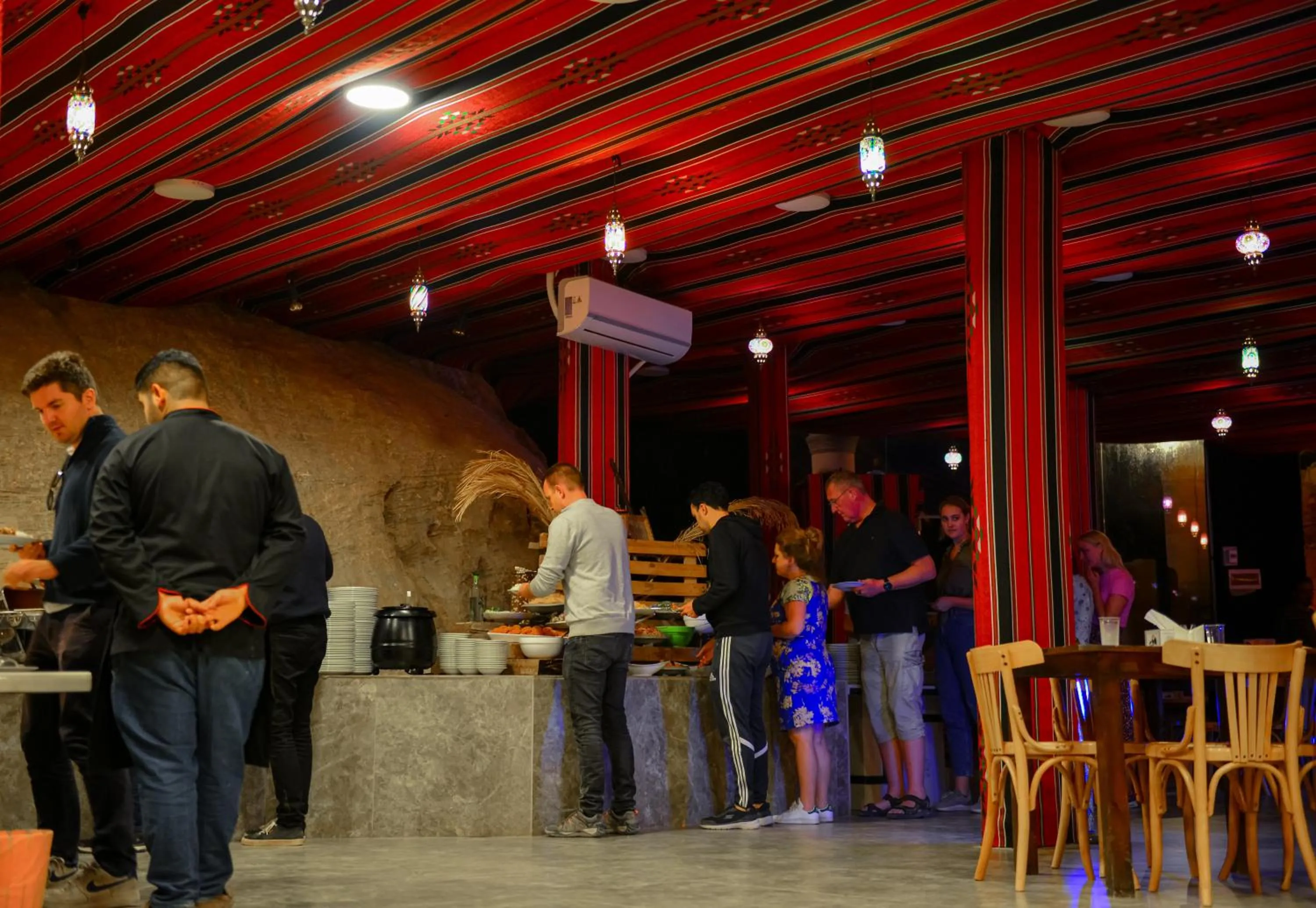 Restaurant/places to eat in Little Petra Bedouin Camp