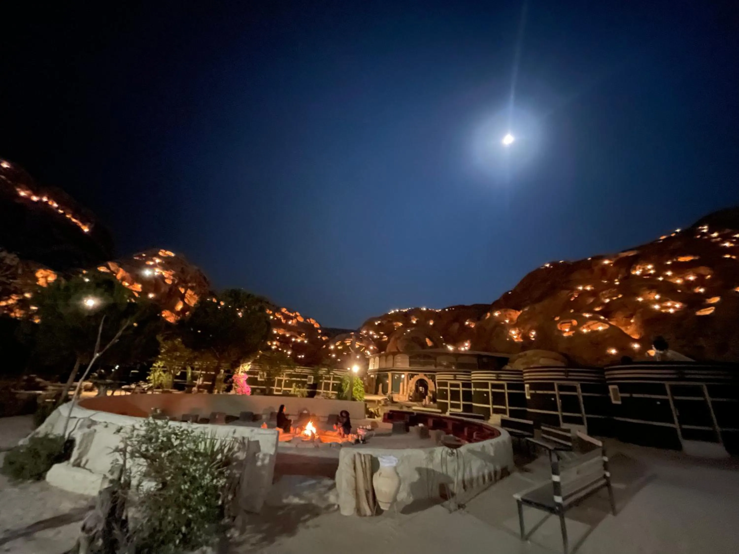 Night in Little Petra Bedouin Camp