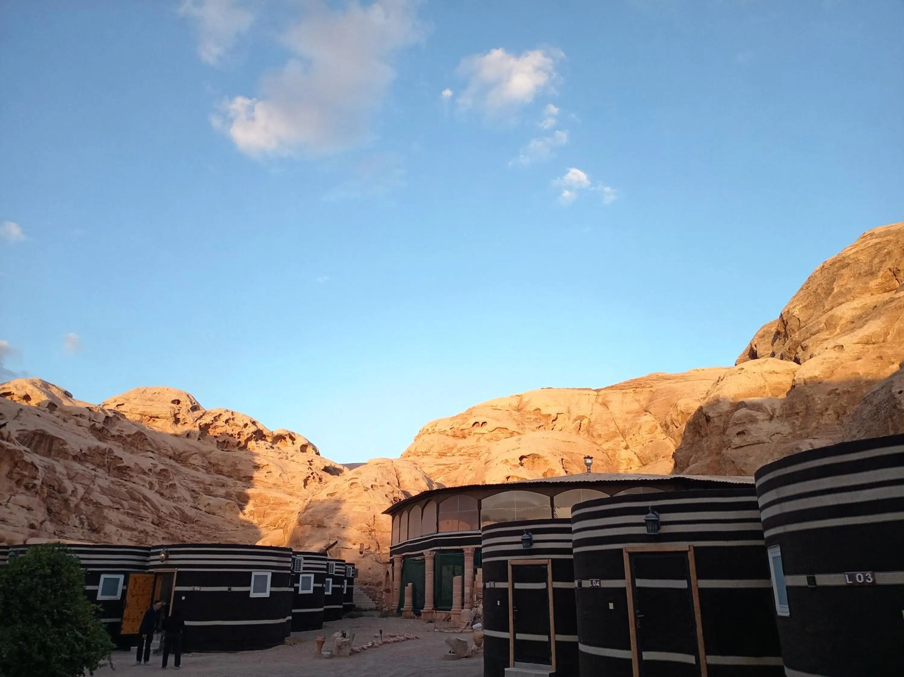 Nearby landmark in Little Petra Bedouin Camp