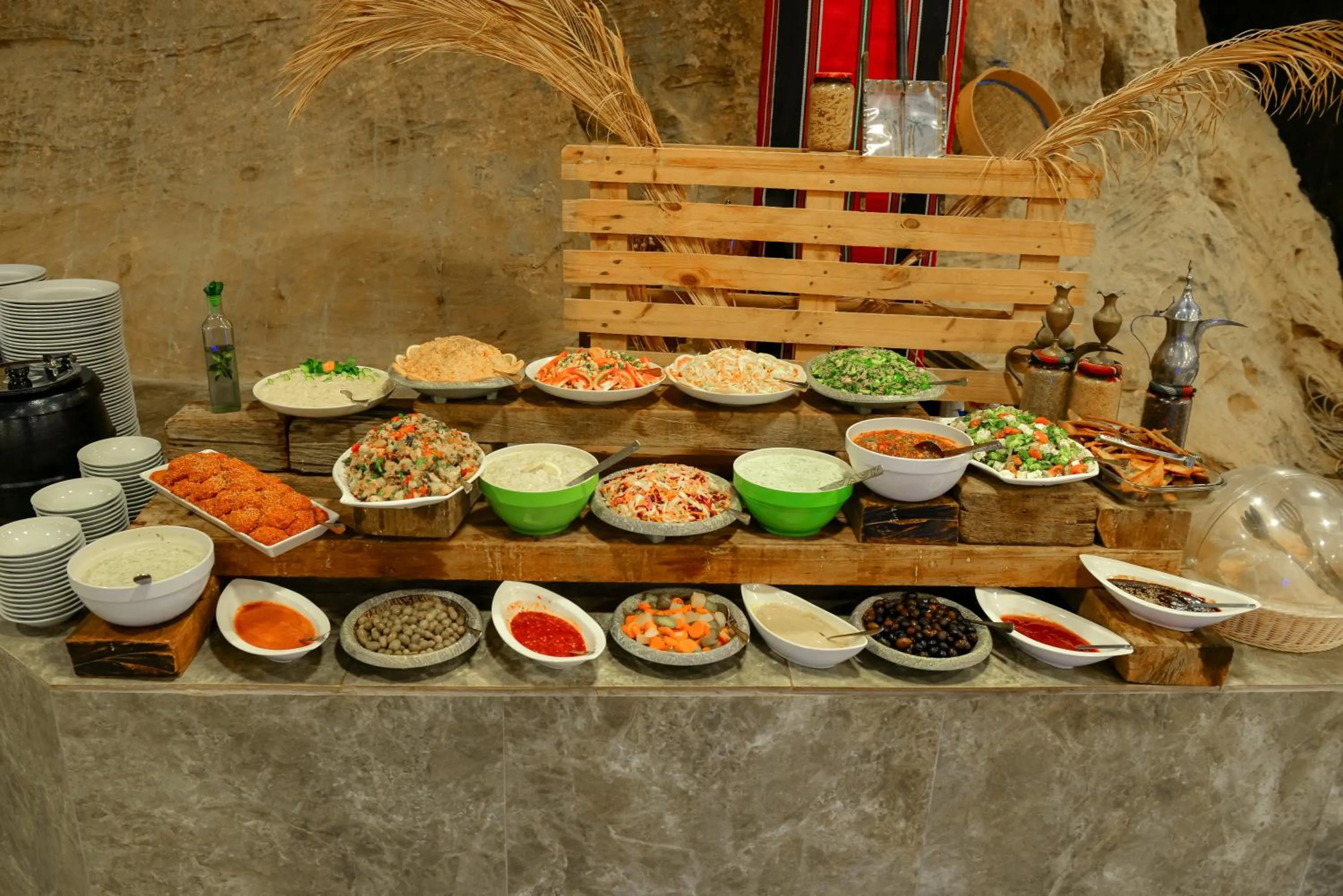 Food in Little Petra Bedouin Camp