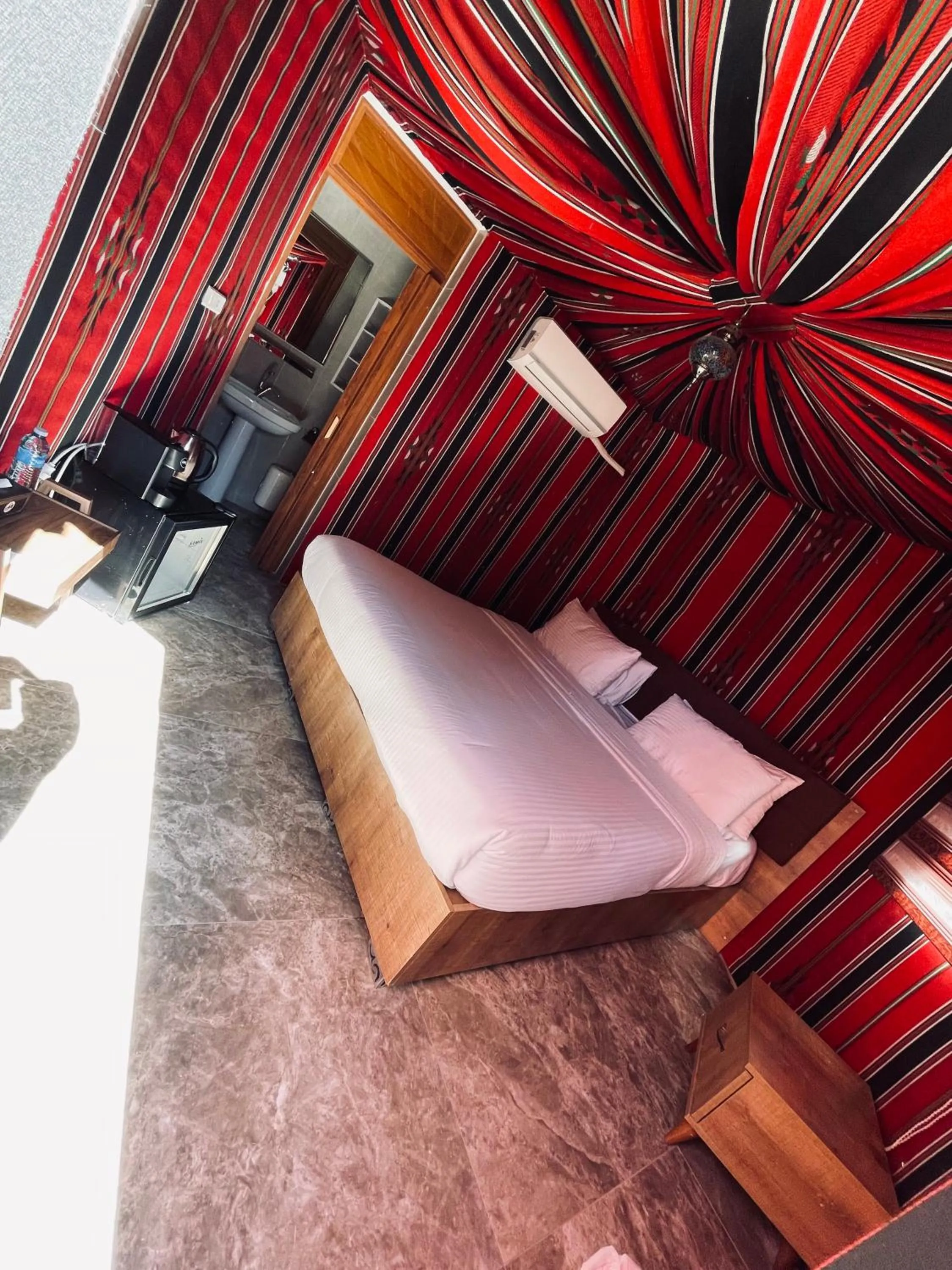 Bedroom, Bed in Little Petra Bedouin Camp