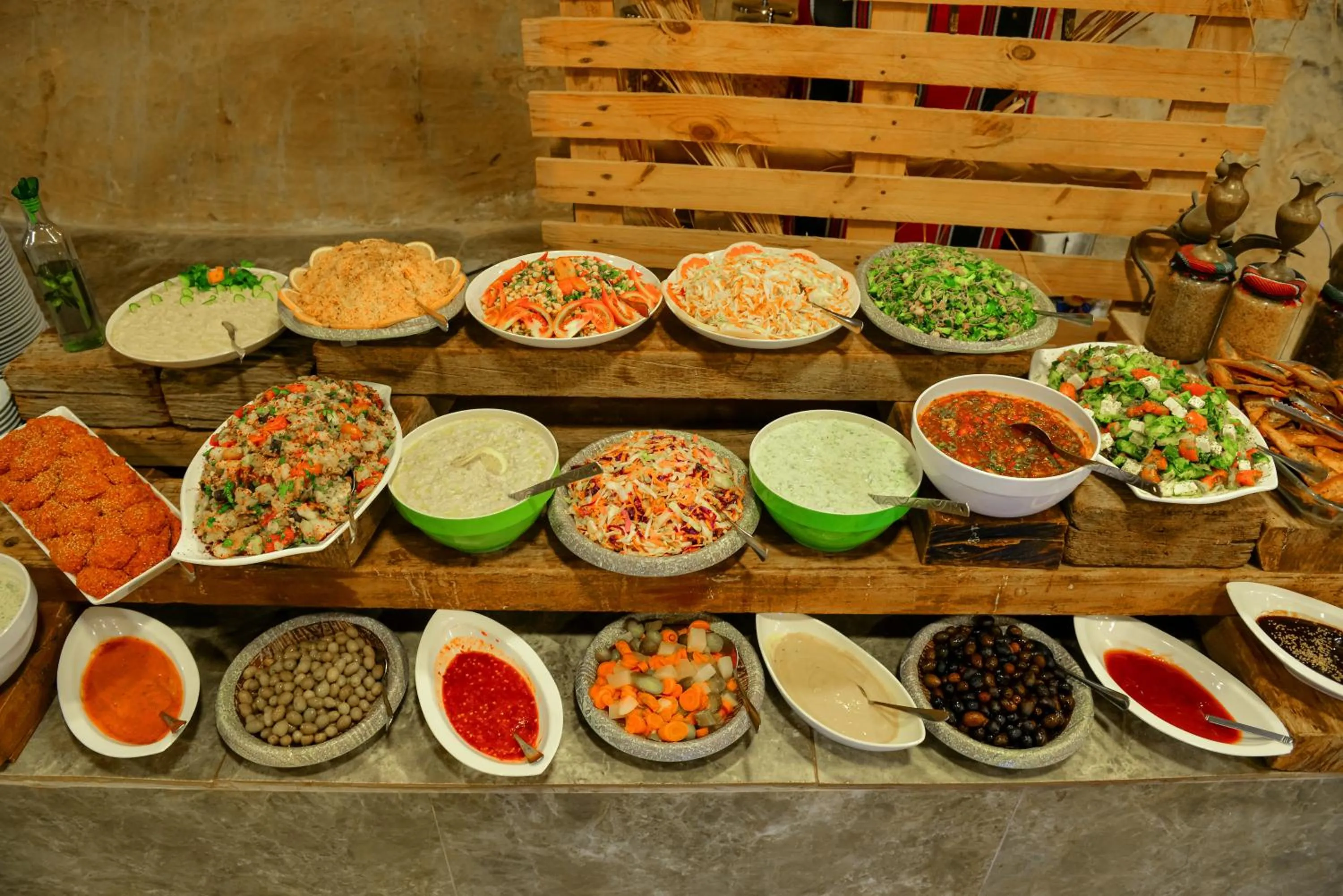 Food in Little Petra Bedouin Camp