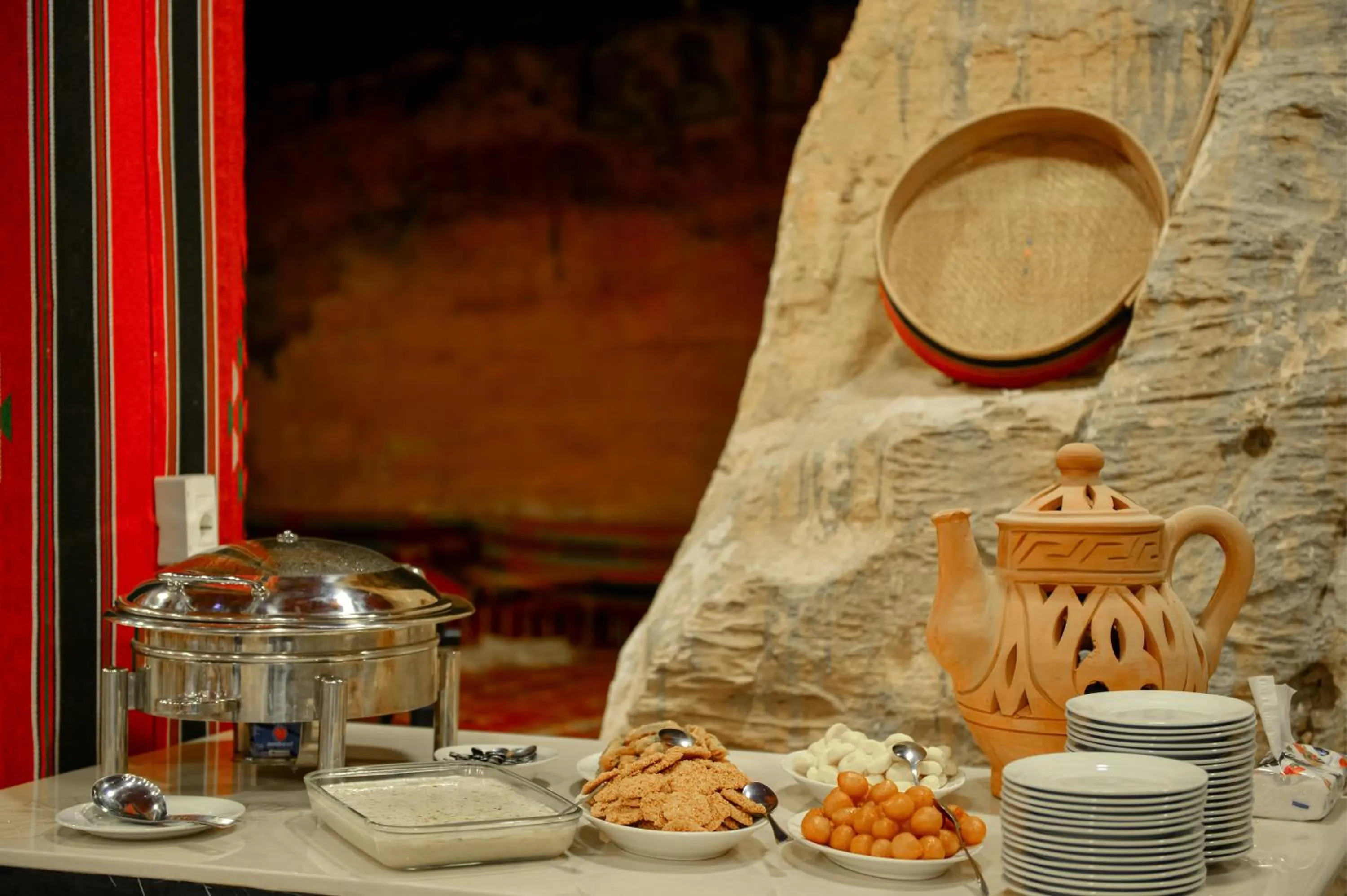 Food in Little Petra Bedouin Camp