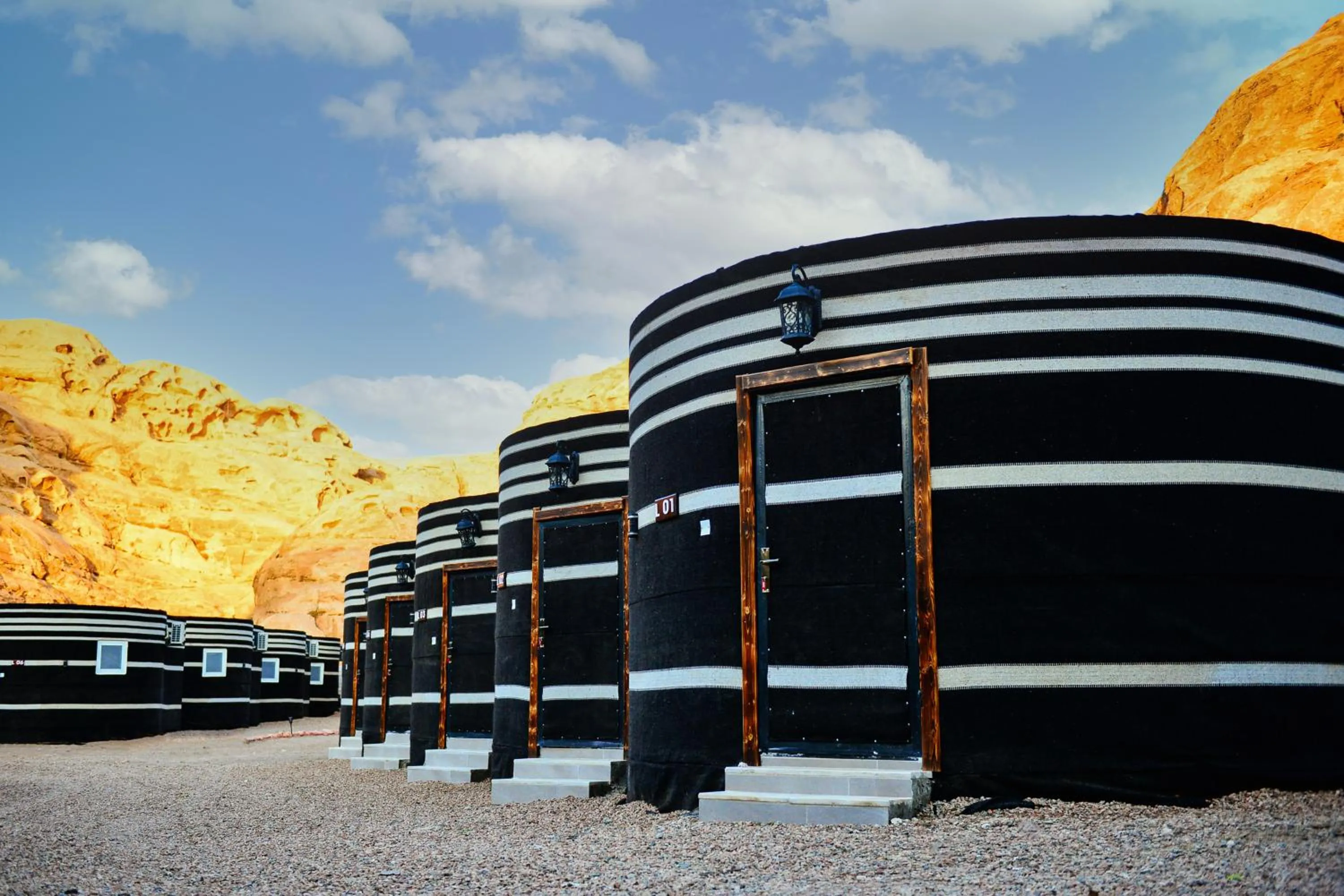 Property building in Little Petra Bedouin Camp