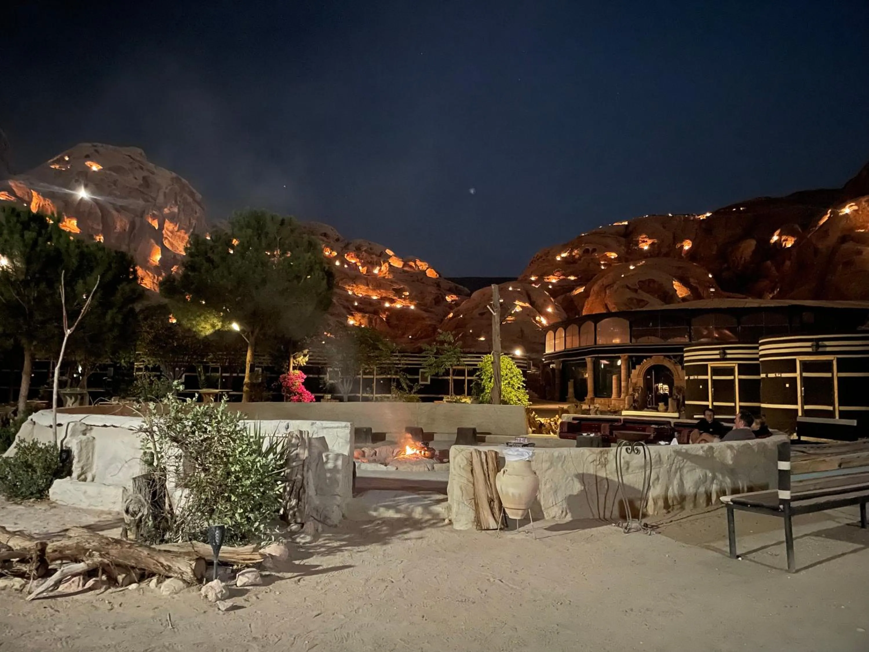 Night in Little Petra Bedouin Camp