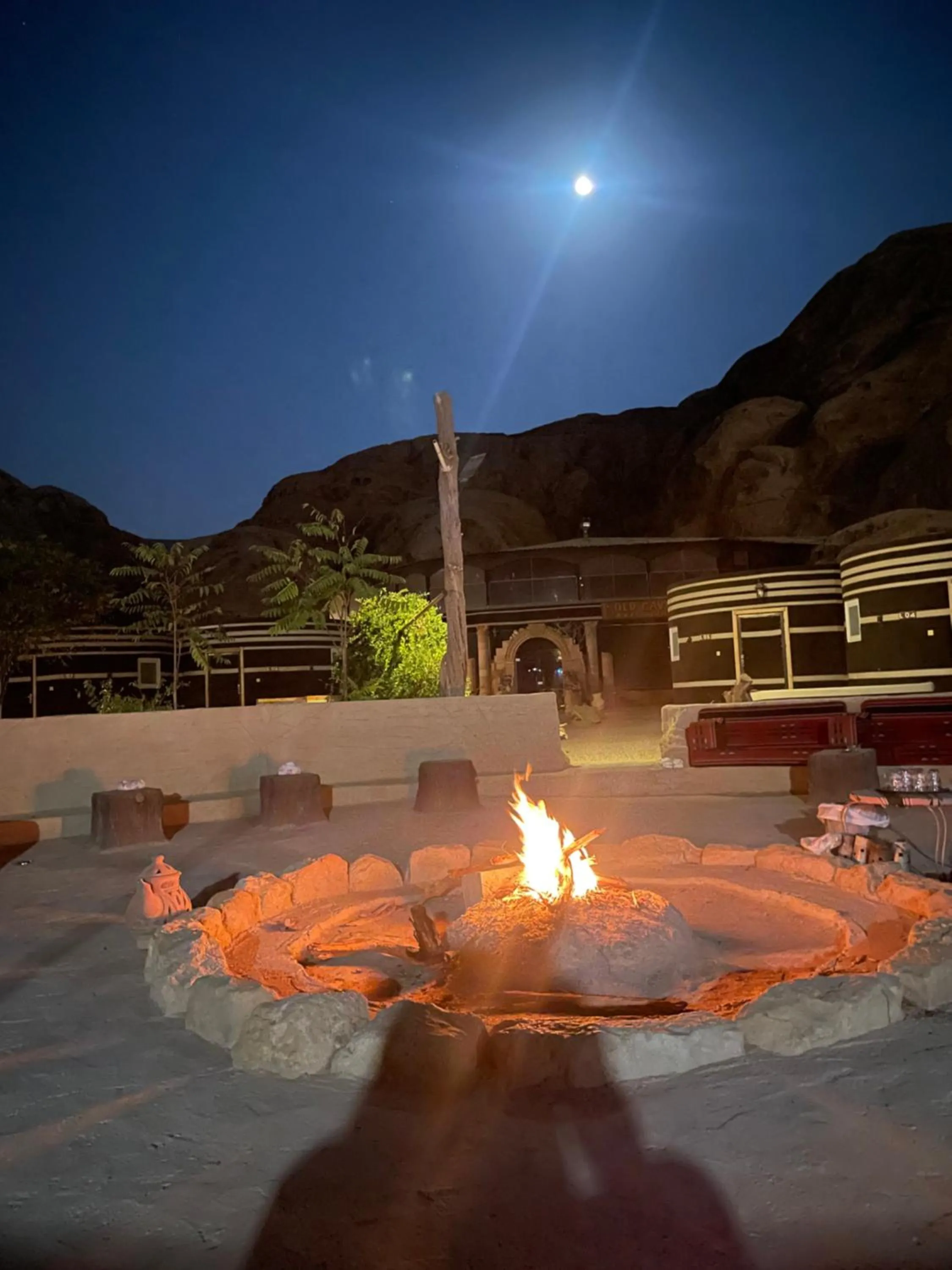 Night in Little Petra Bedouin Camp