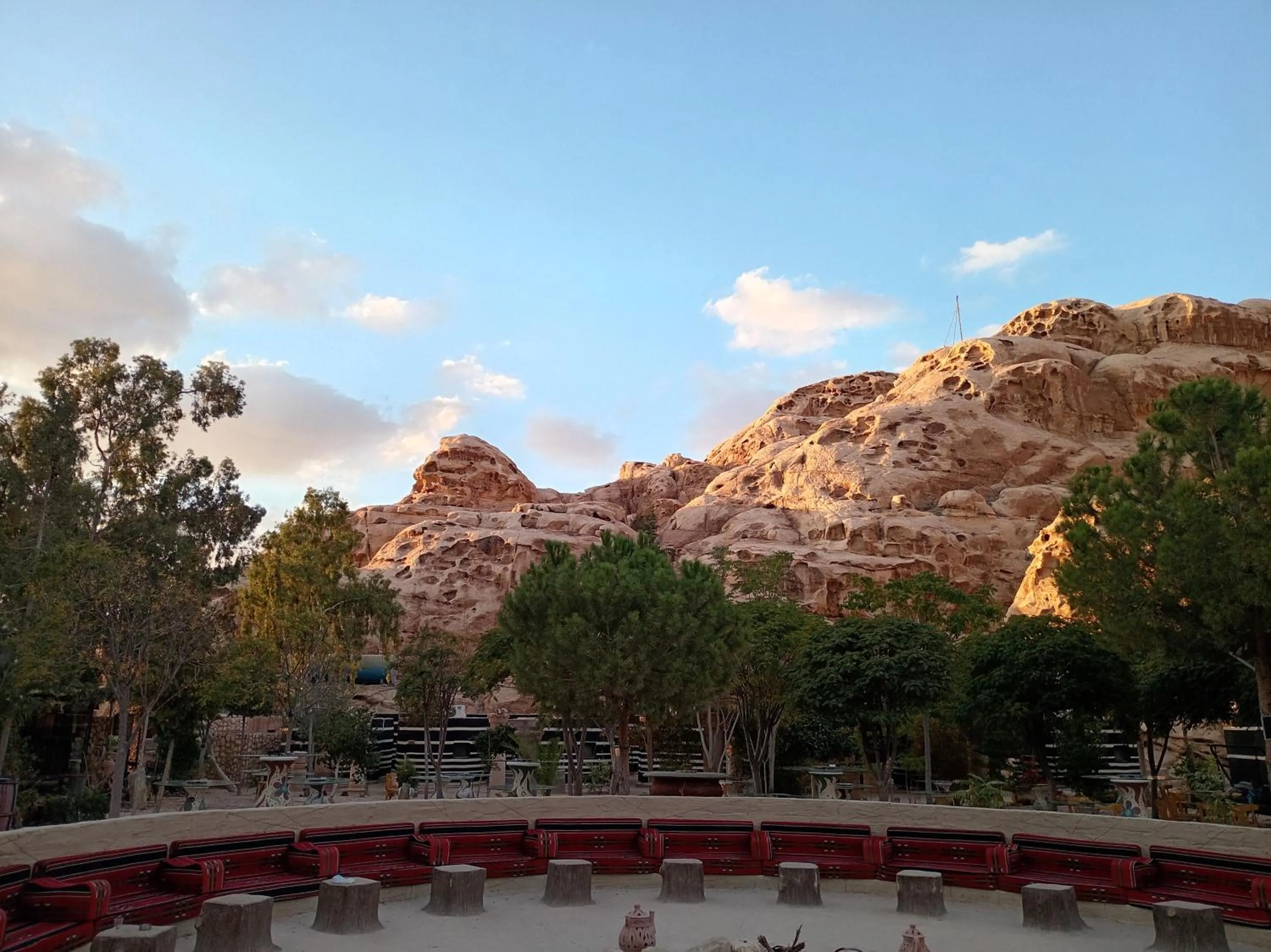 Mountain view in Little Petra Bedouin Camp