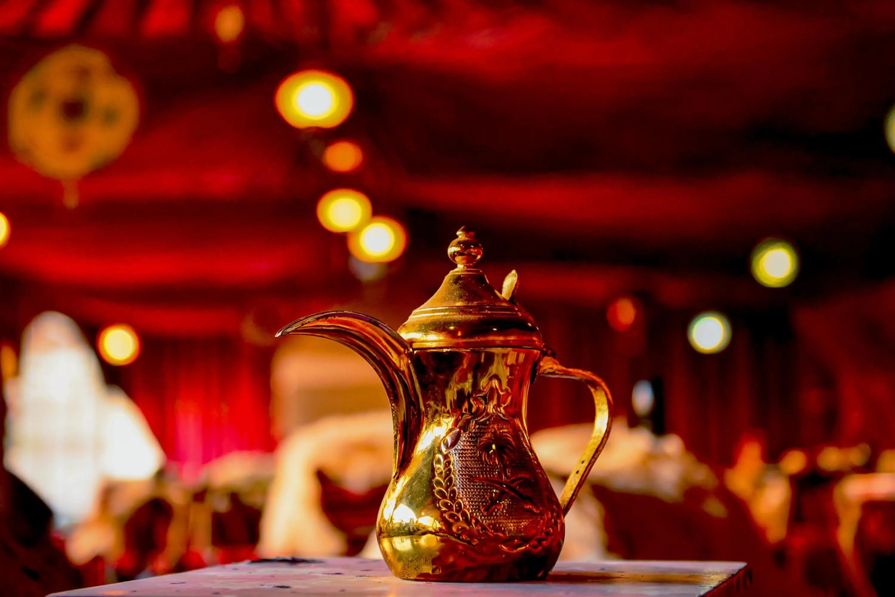 Seating area in Little Petra Bedouin Camp