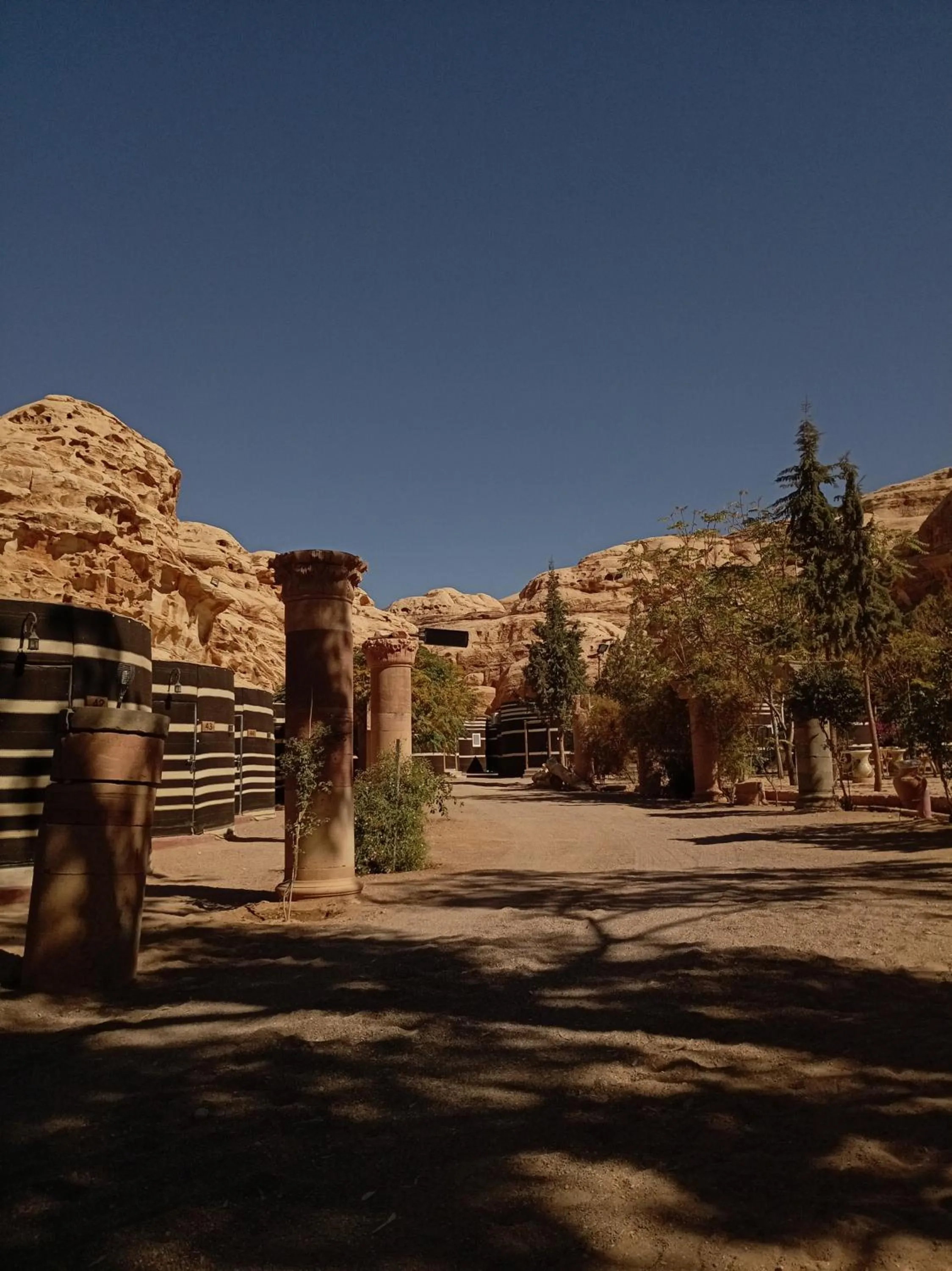 Property building in Little Petra Bedouin Camp
