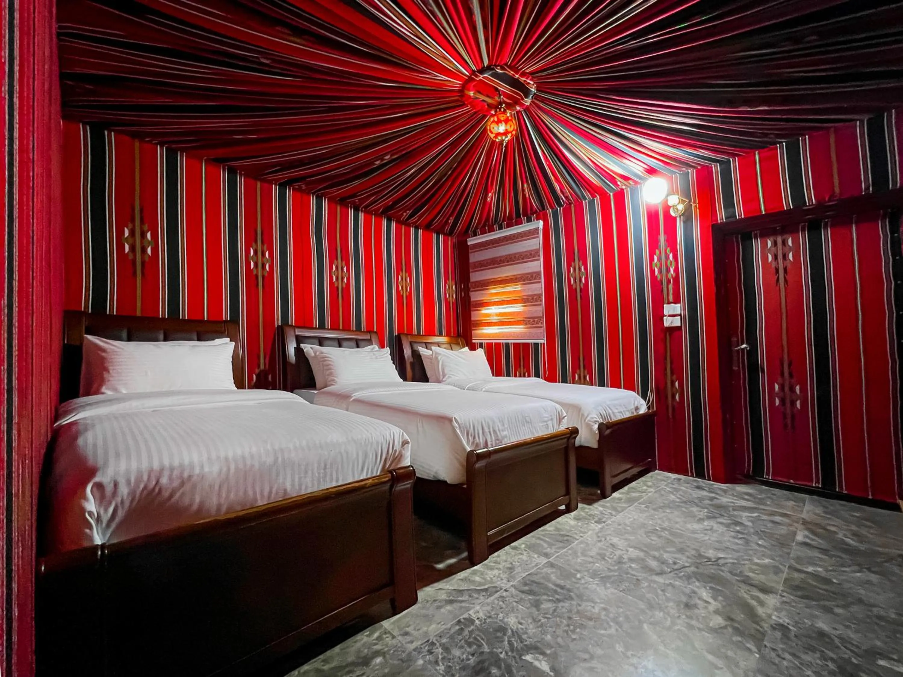 Photo of the whole room, Bed in Little Petra Bedouin Camp