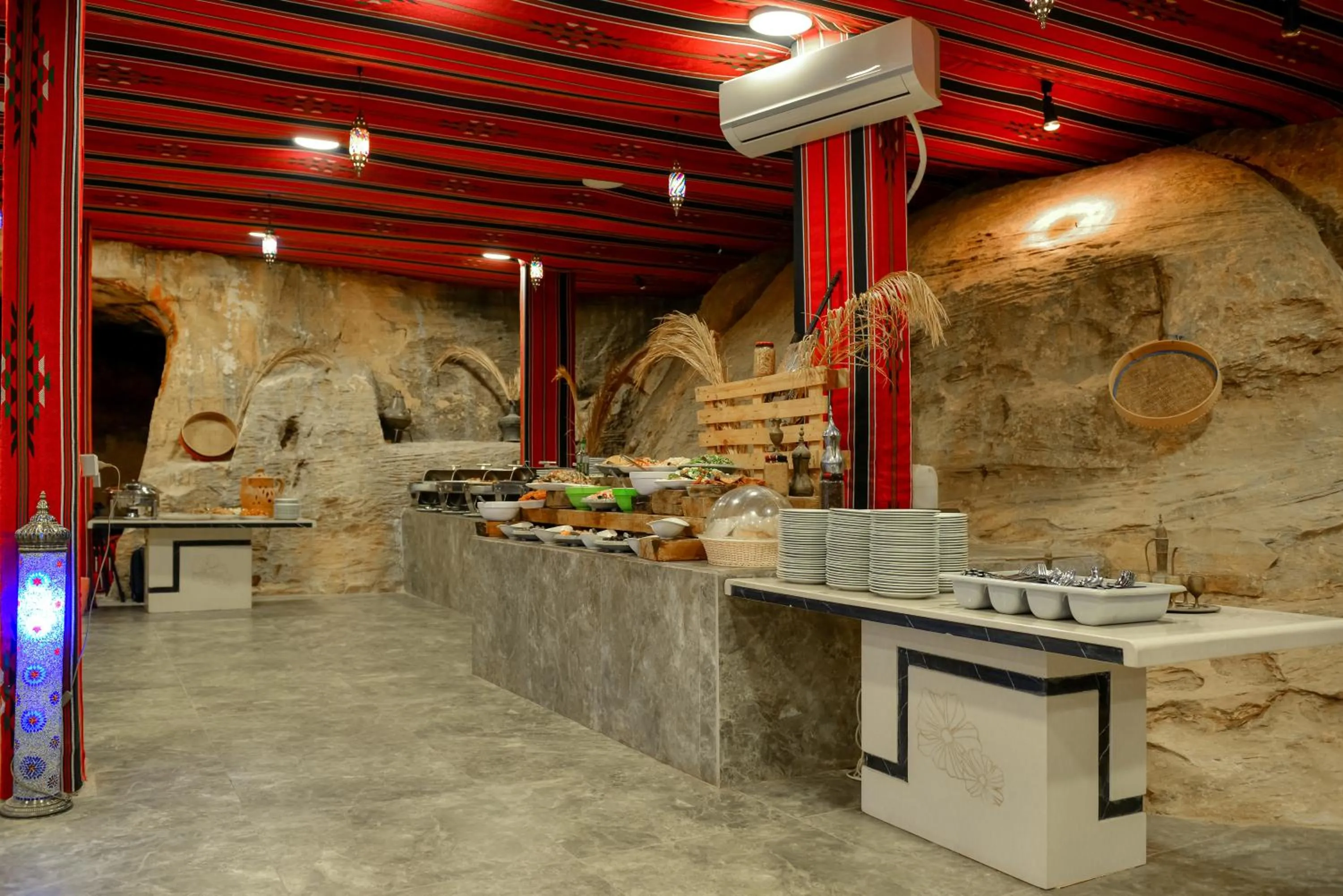 Food in Little Petra Bedouin Camp