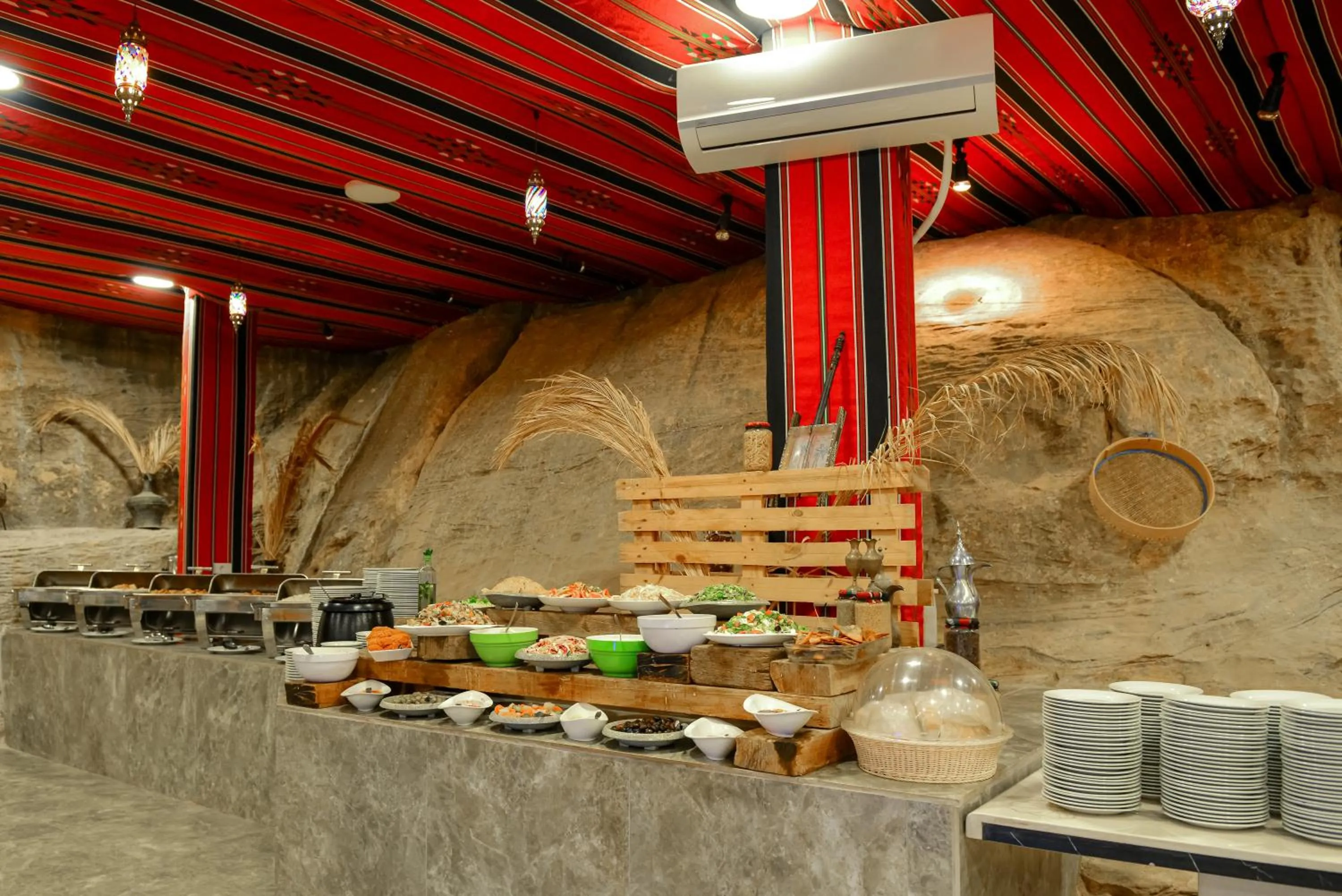 Food in Little Petra Bedouin Camp