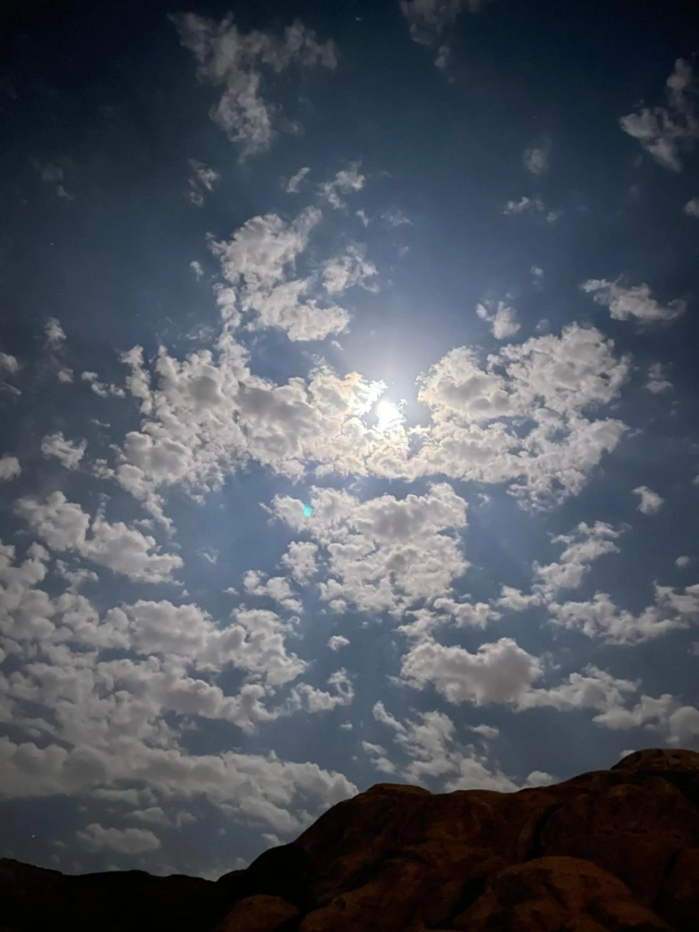 Natural landscape in Little Petra Bedouin Camp