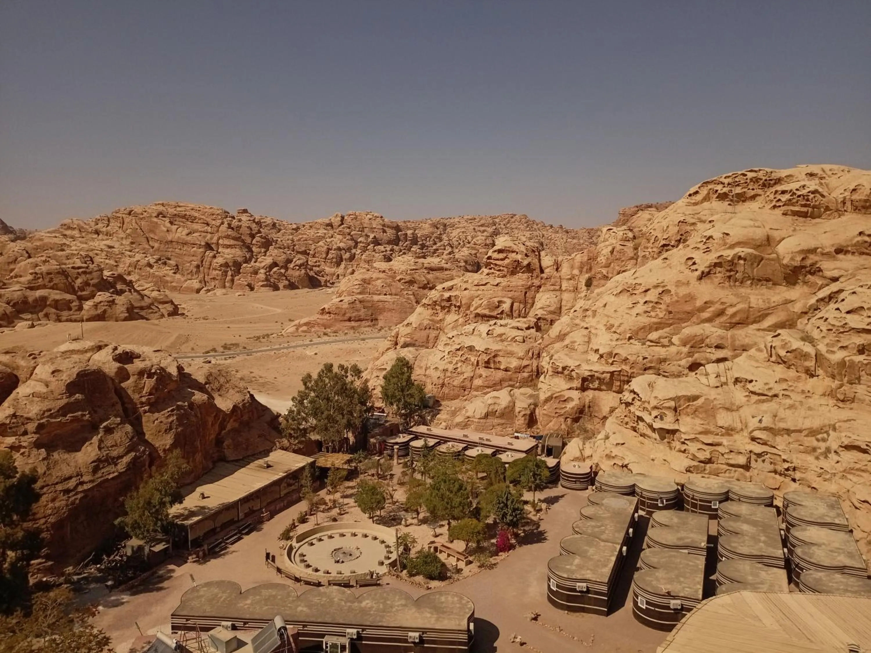Mountain view in Little Petra Bedouin Camp