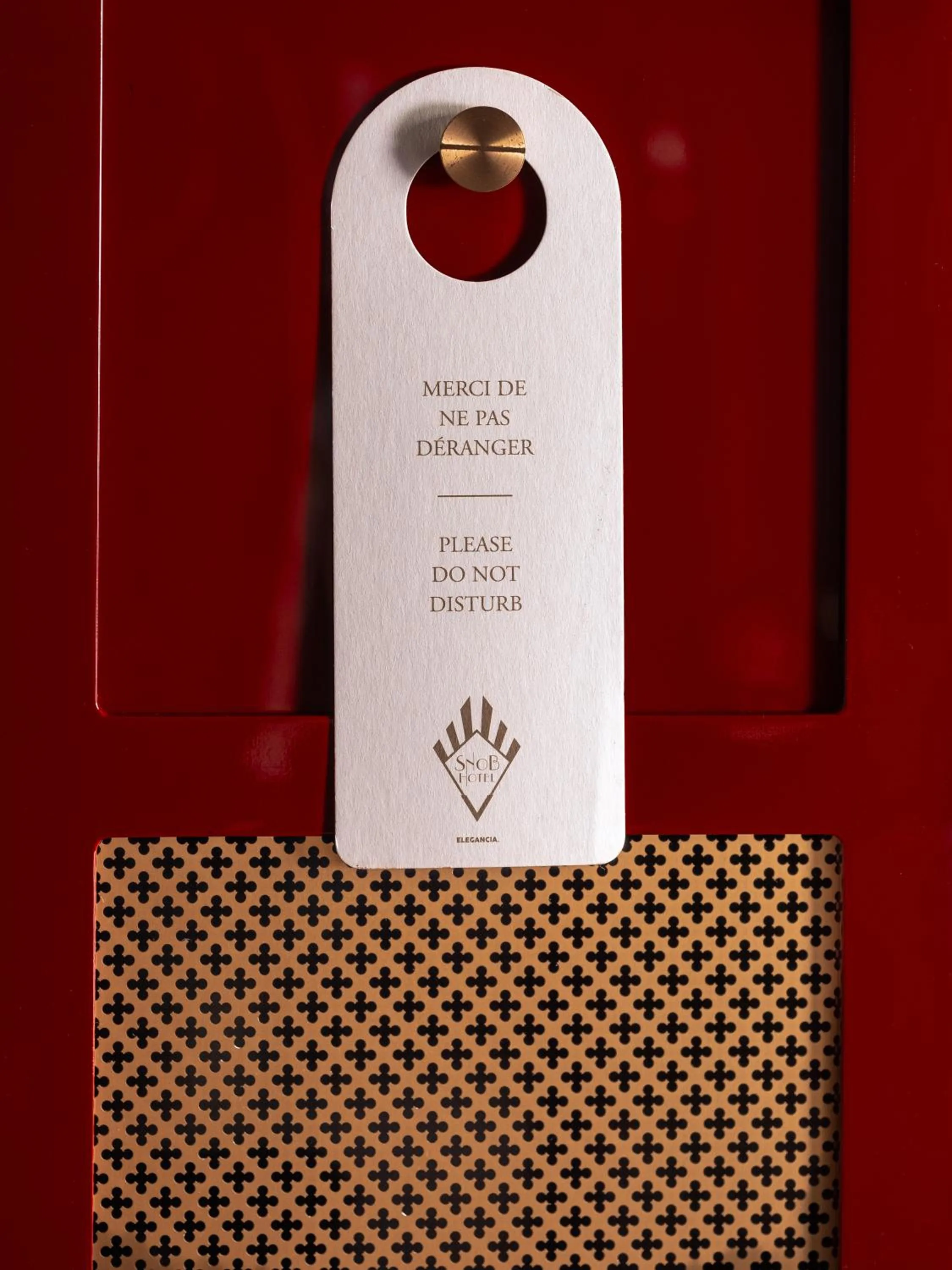 Decorative detail in Snob Hotel