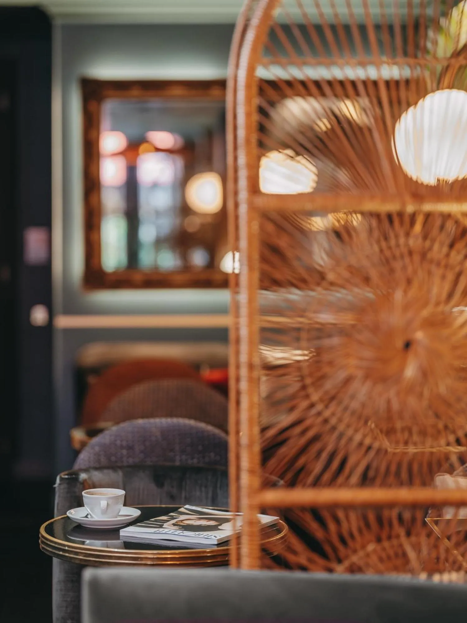Seating area in Snob Hotel