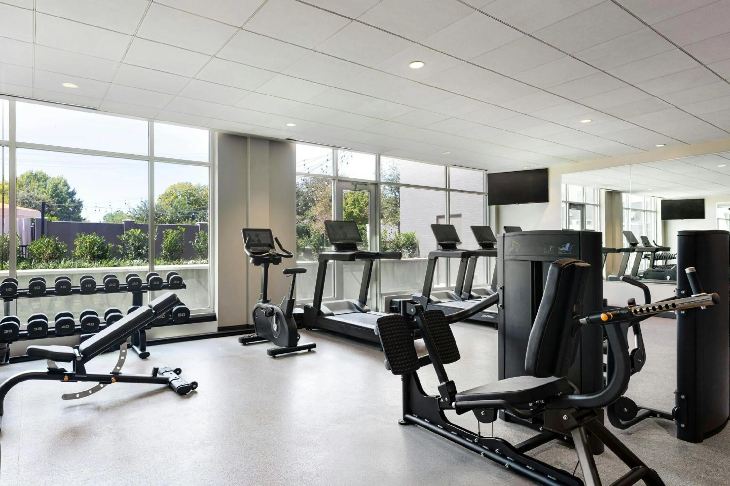 Fitness centre/facilities in The Elmore Hotel, DFW Southlake, a Tribute Portfolio Hotel