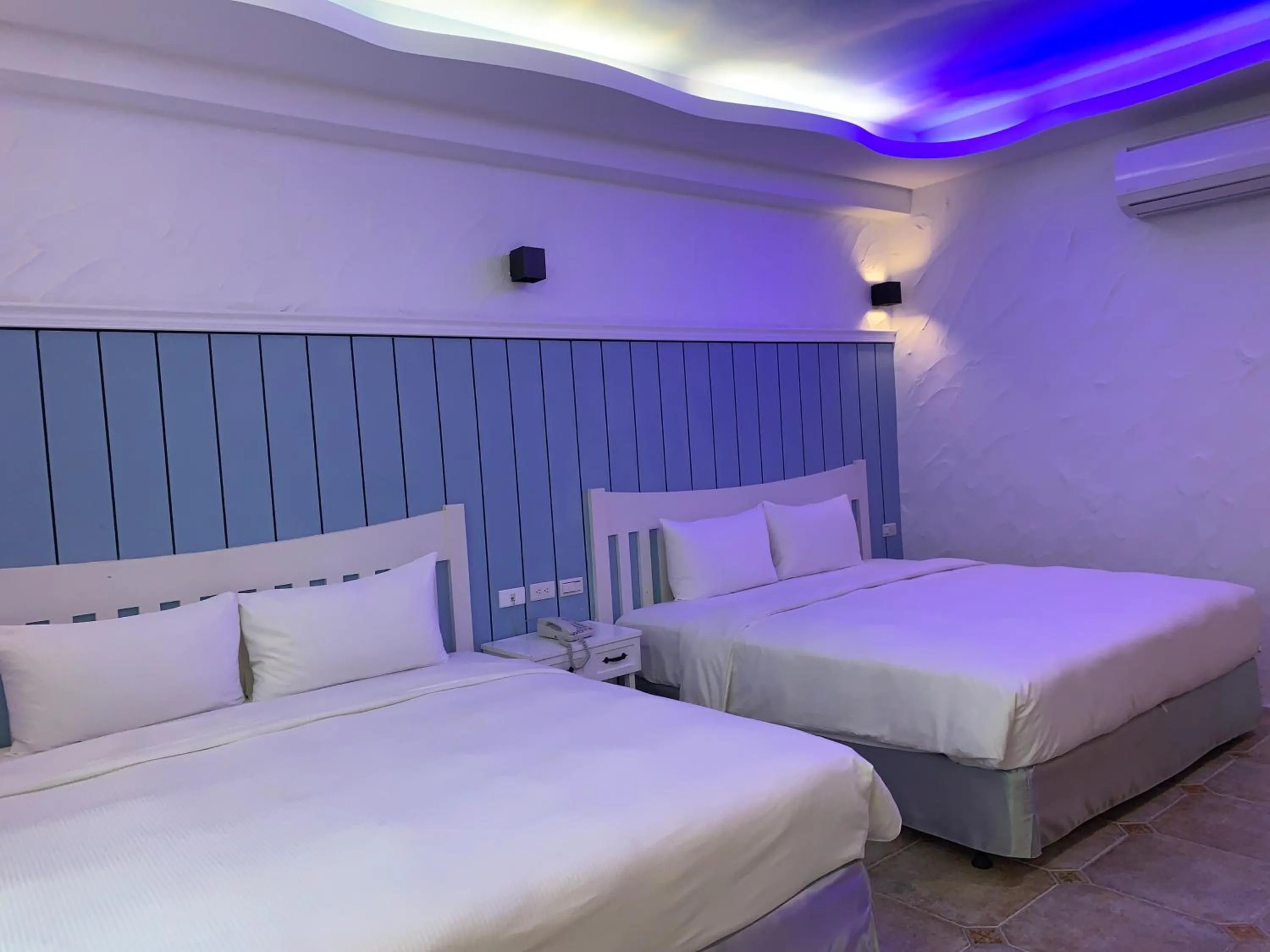 Bed in Island on the Sea