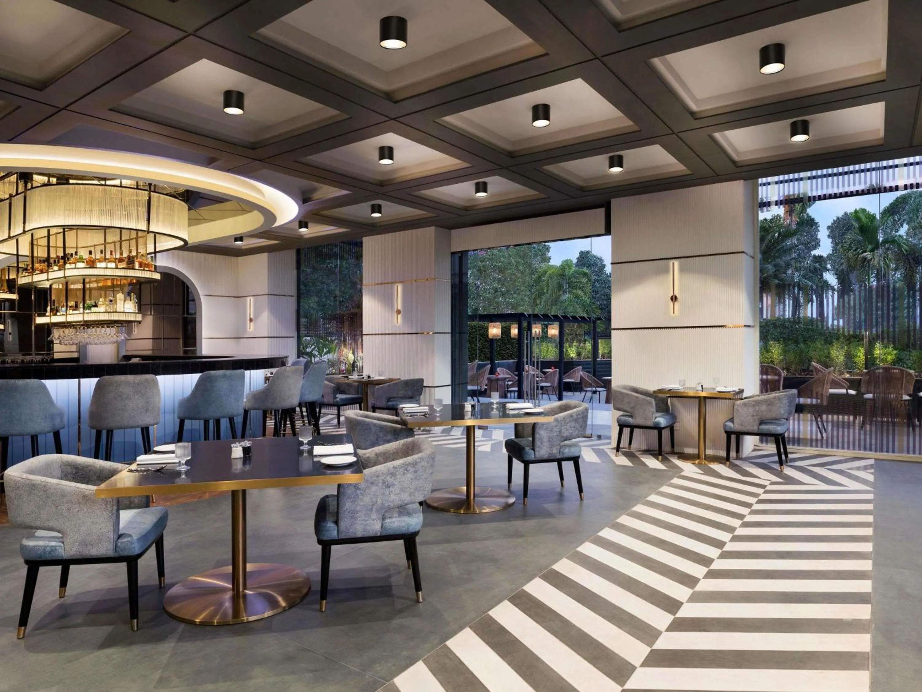 Restaurant/places to eat in Novotel Guwahati GS Road