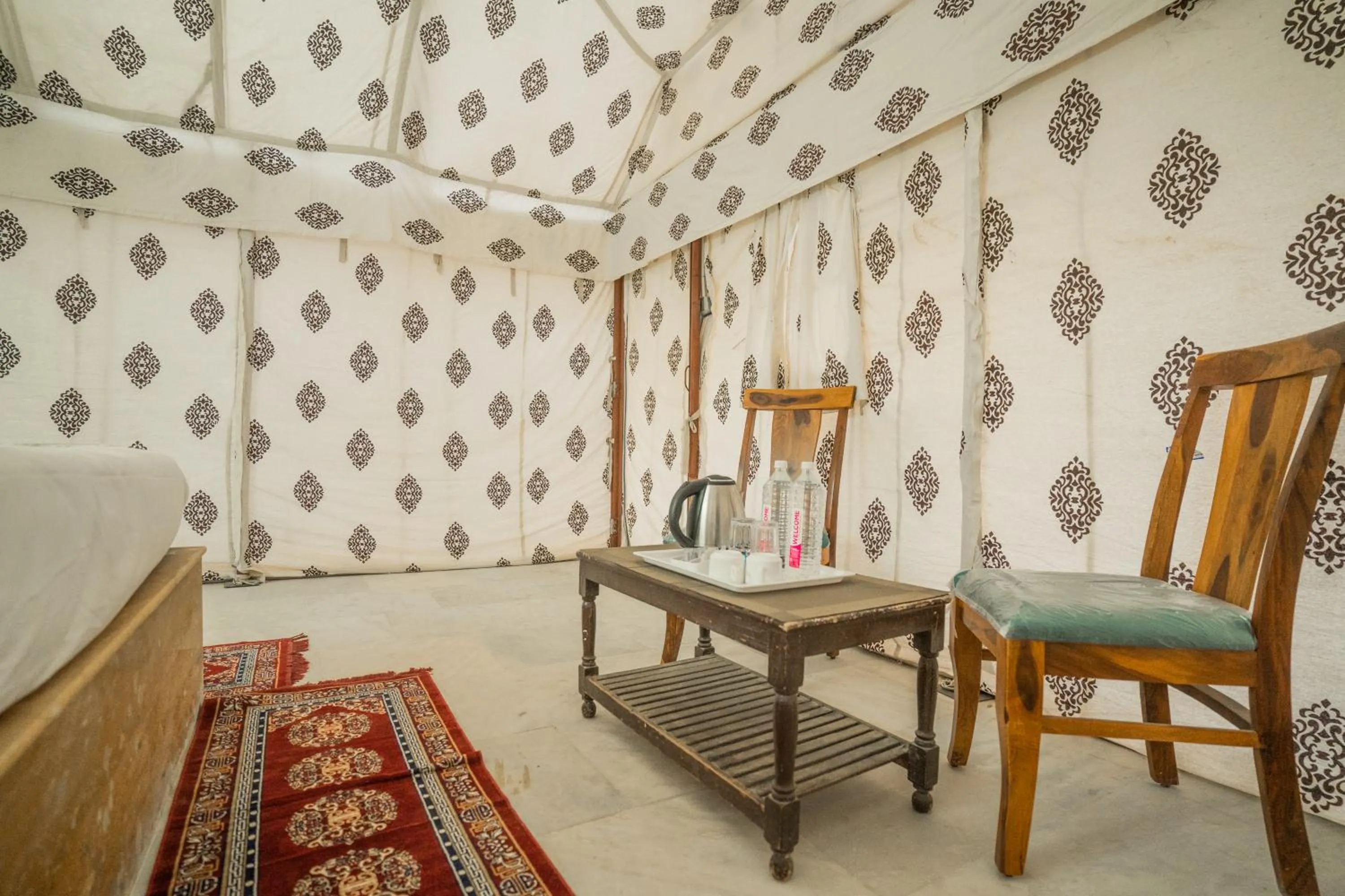 Seating area in Dynasty Desert Camp and Resort