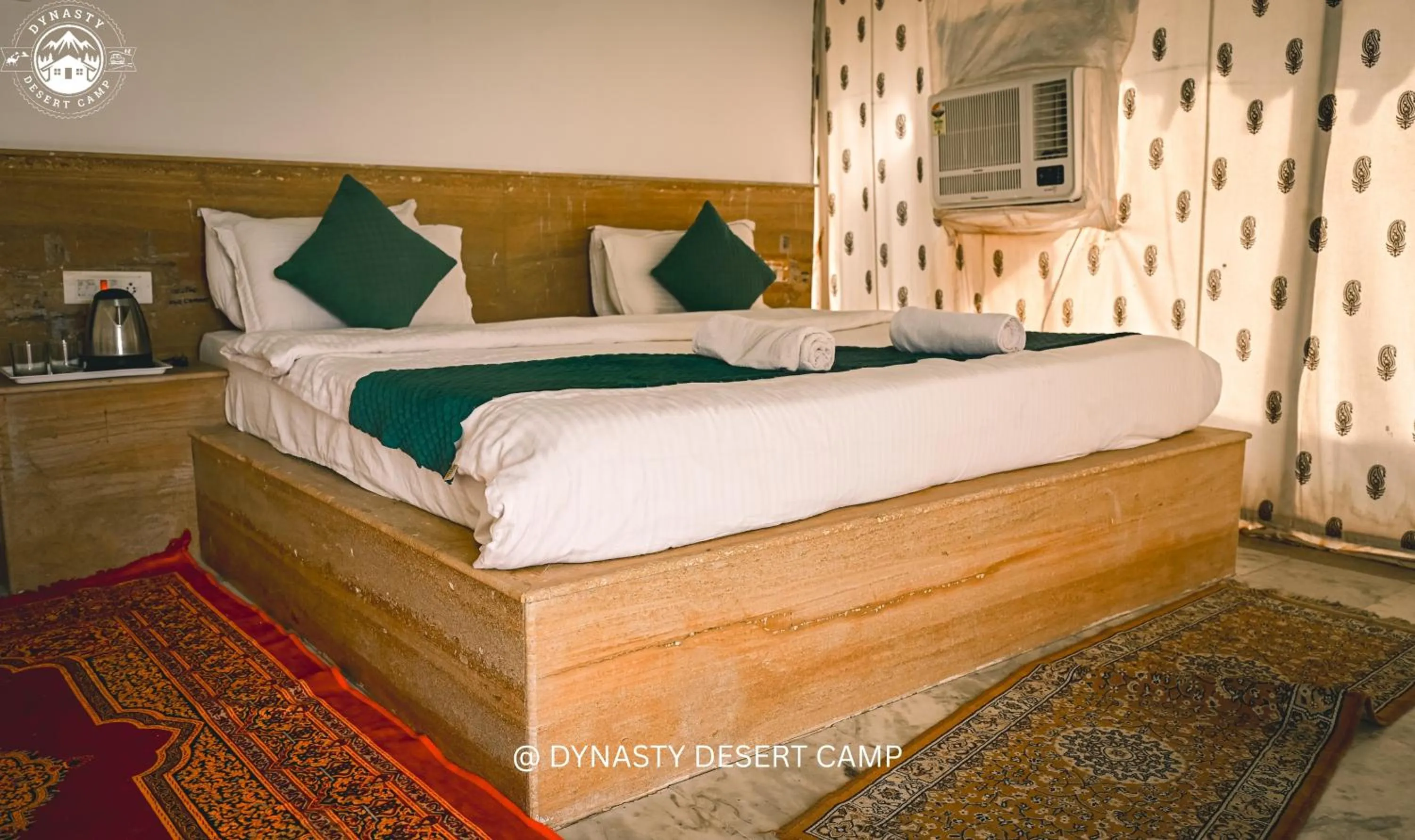 Bed in Dynasty Desert Camp and Resort