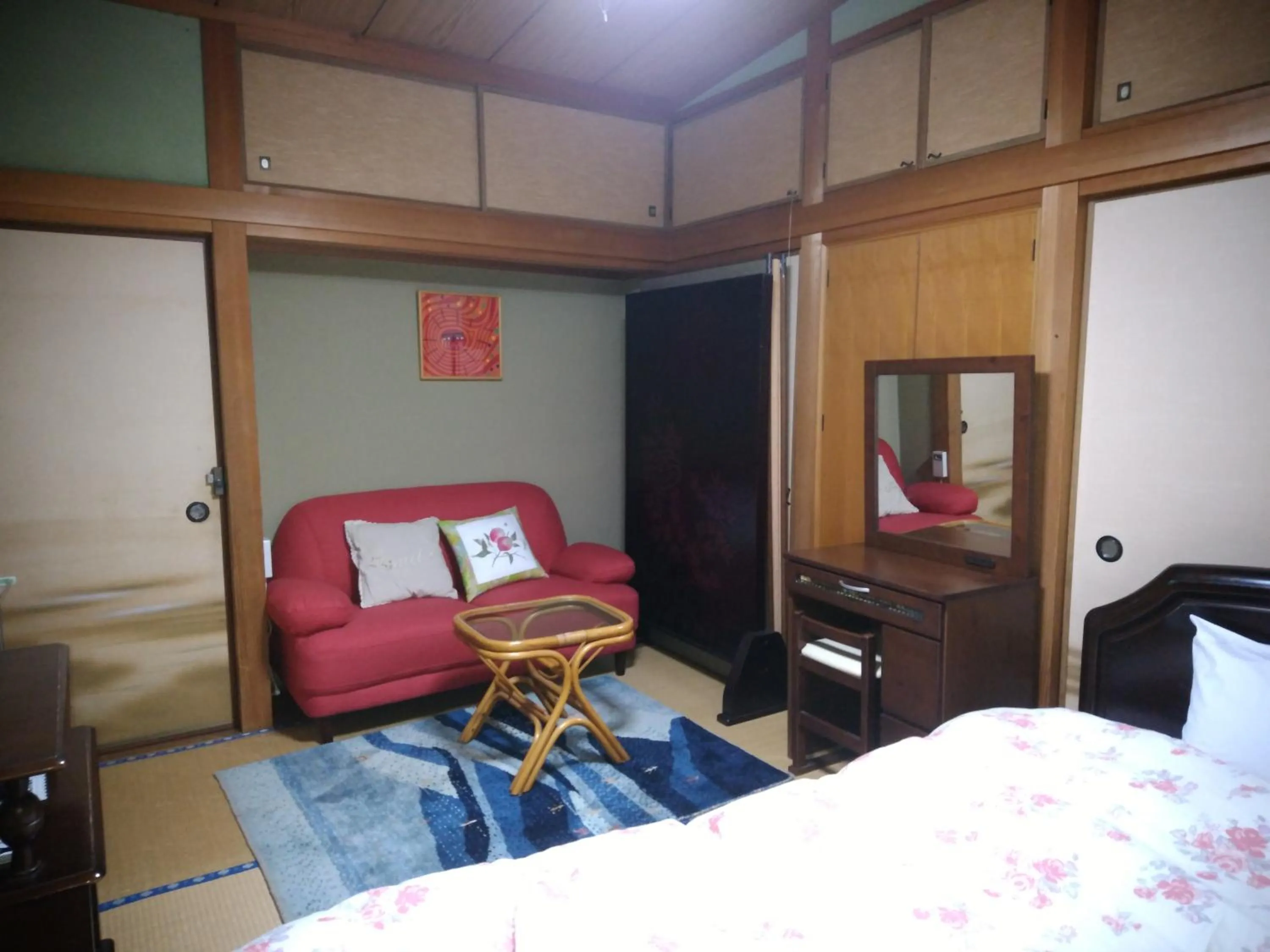 Photo of the whole room, Bed in Hitoyoshi Morinohall Ladies in - Female Only