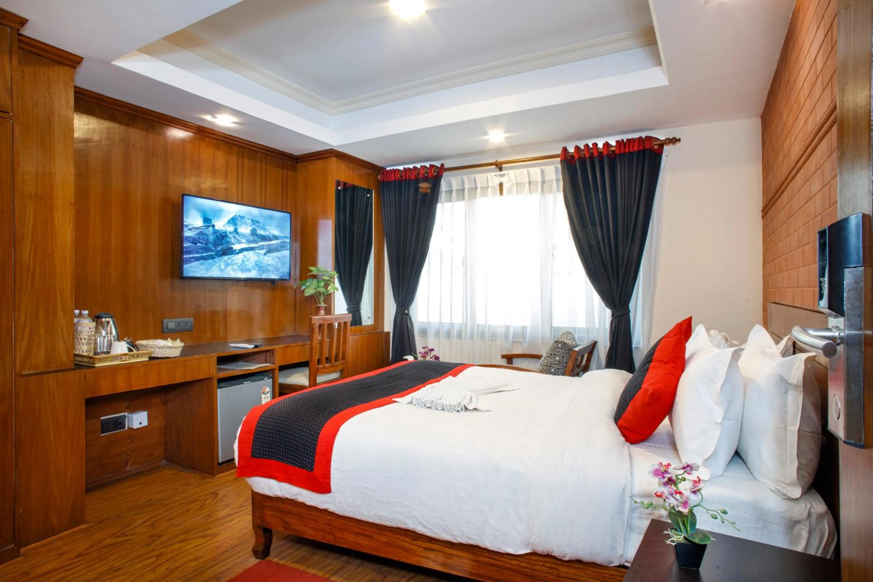 Bedroom, Bed in Taleju Boutique Hotel