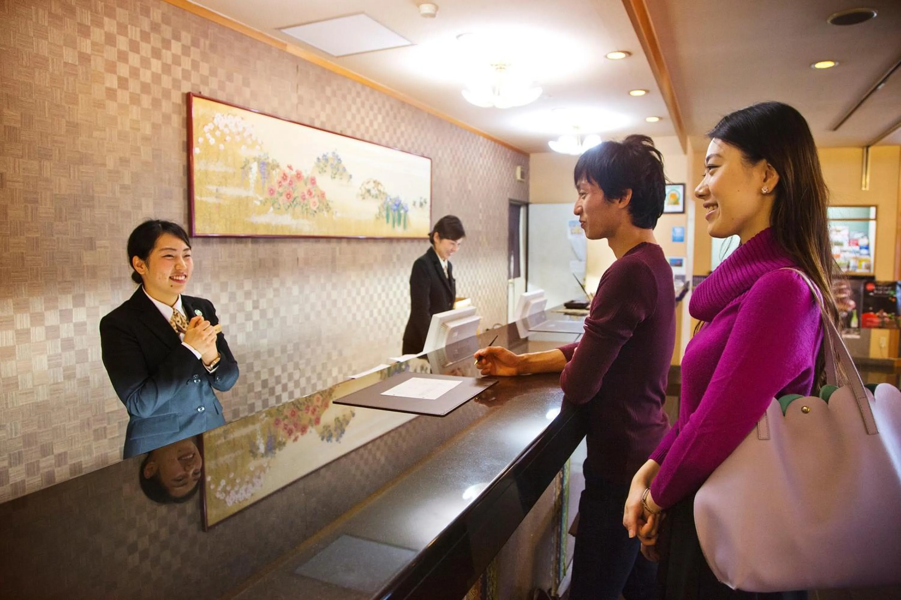 People in Yunaginoyu Hotel Hanajyukai