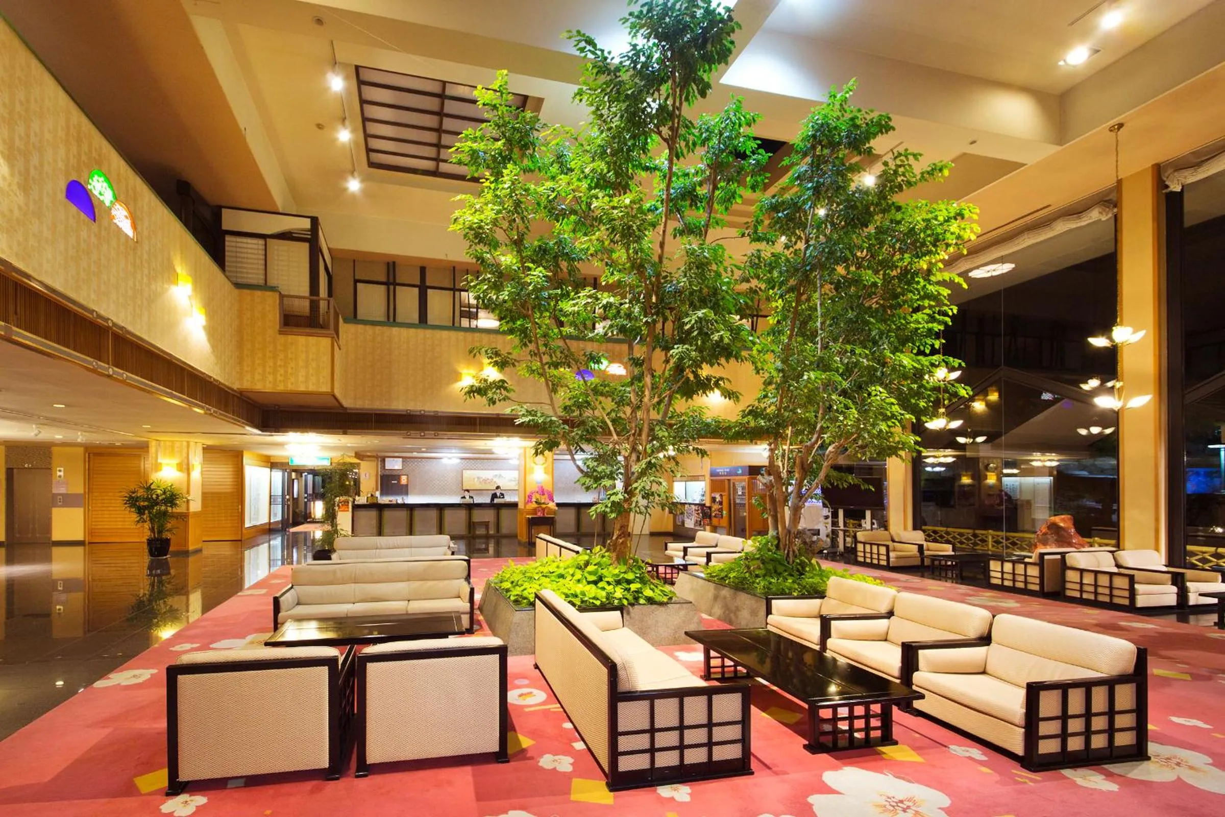 Lobby or reception in Yunaginoyu Hotel Hanajyukai
