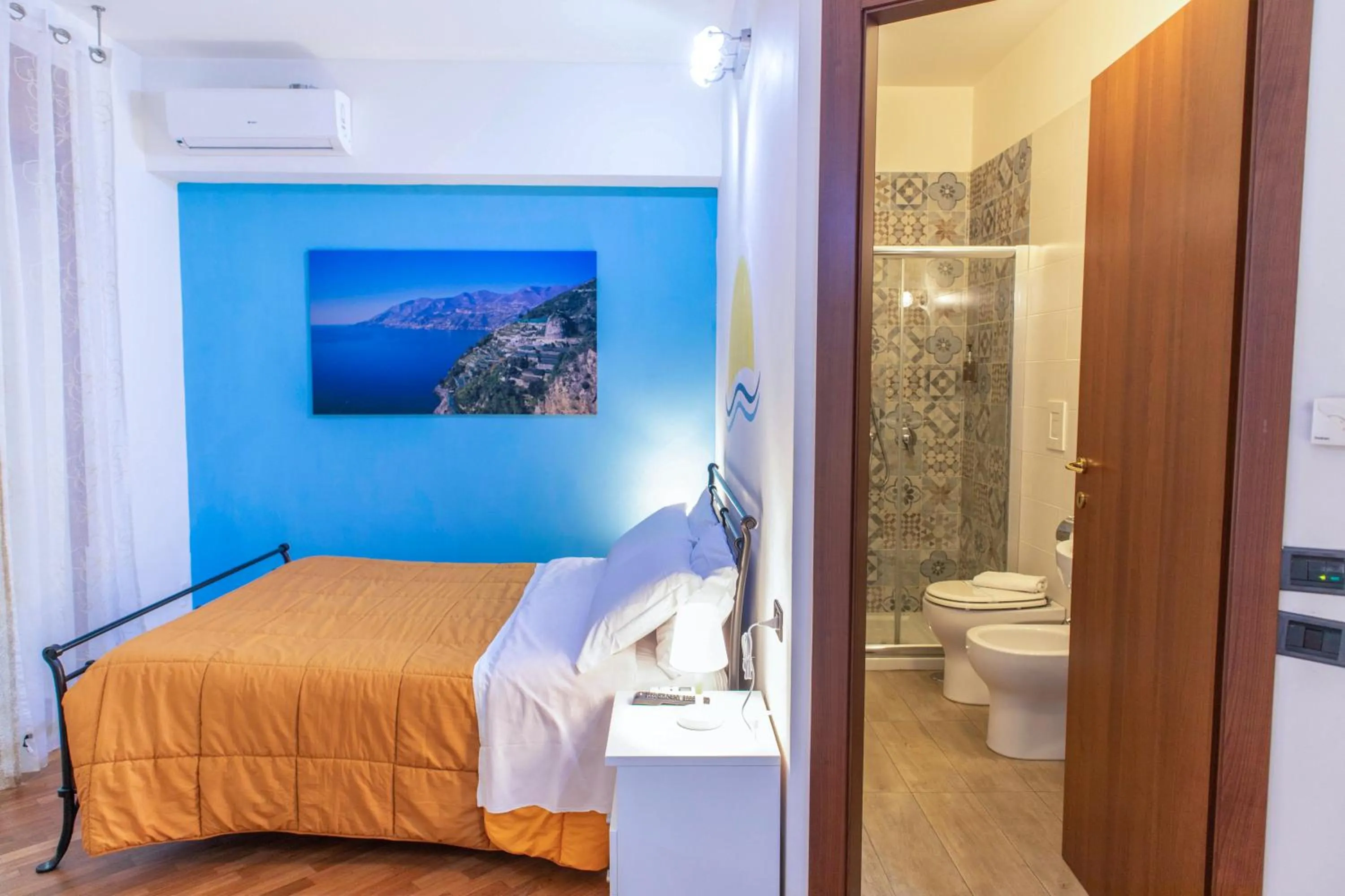 Bed in B&B Amalfi Coast Salerno