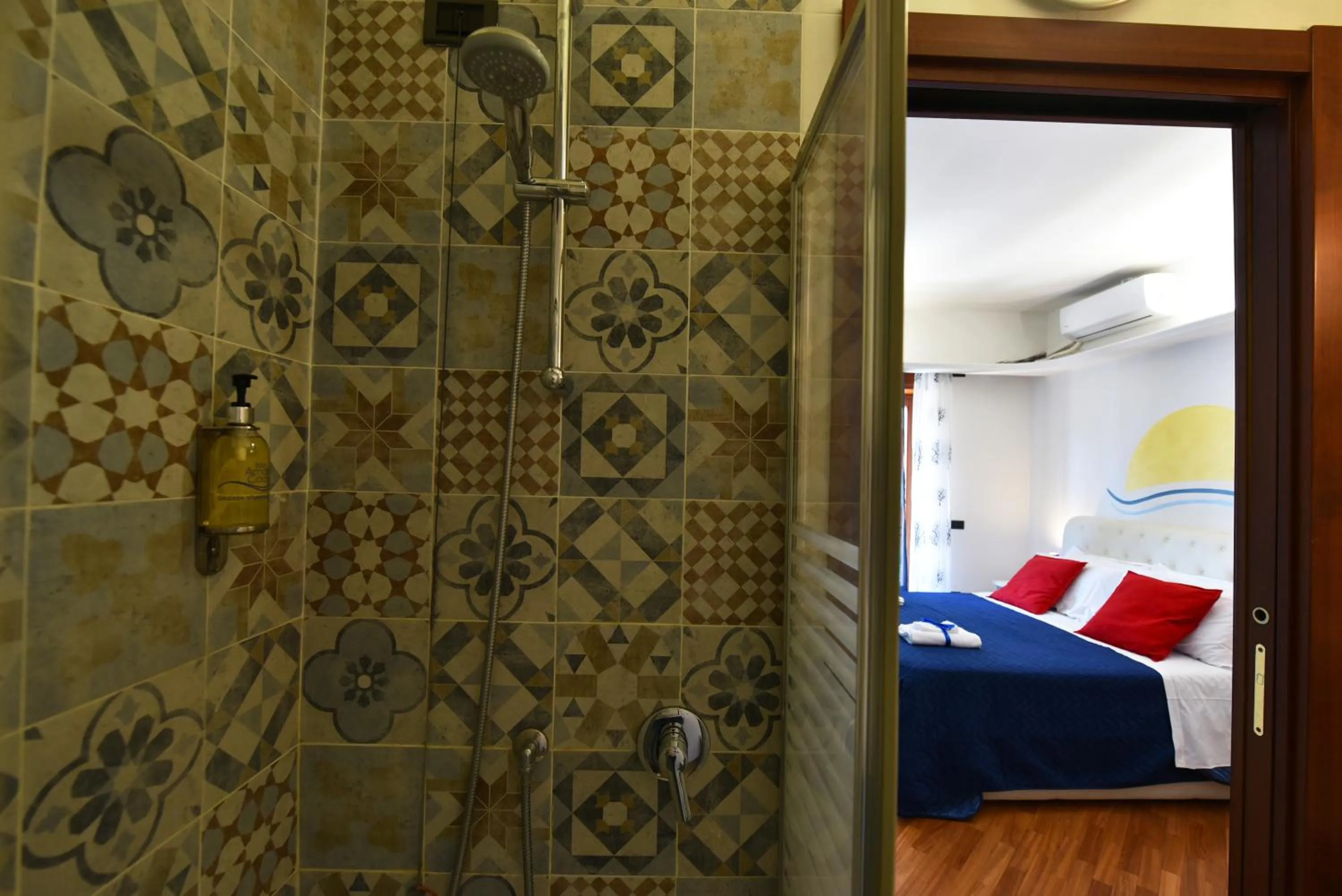 Bathroom, Bed in B&B Amalfi Coast Salerno