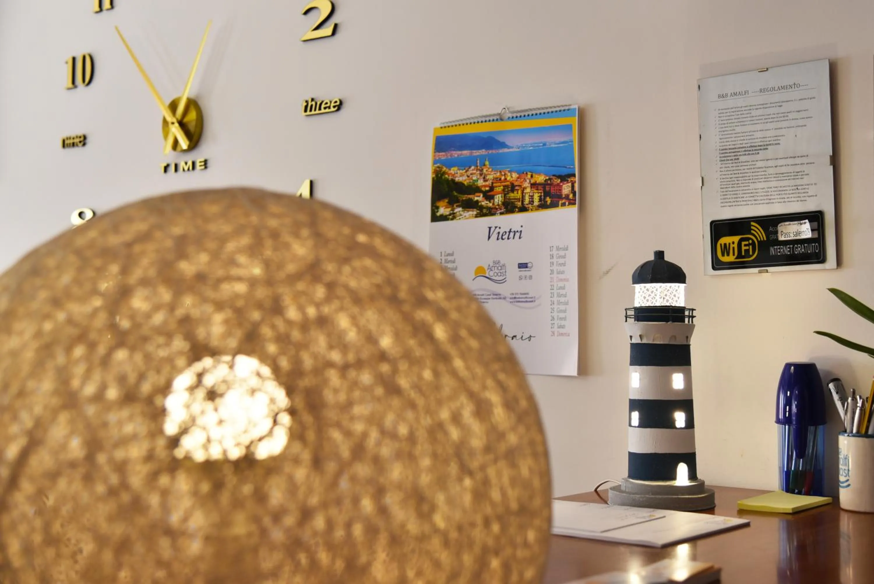 Lobby or reception in B&B Amalfi Coast Salerno