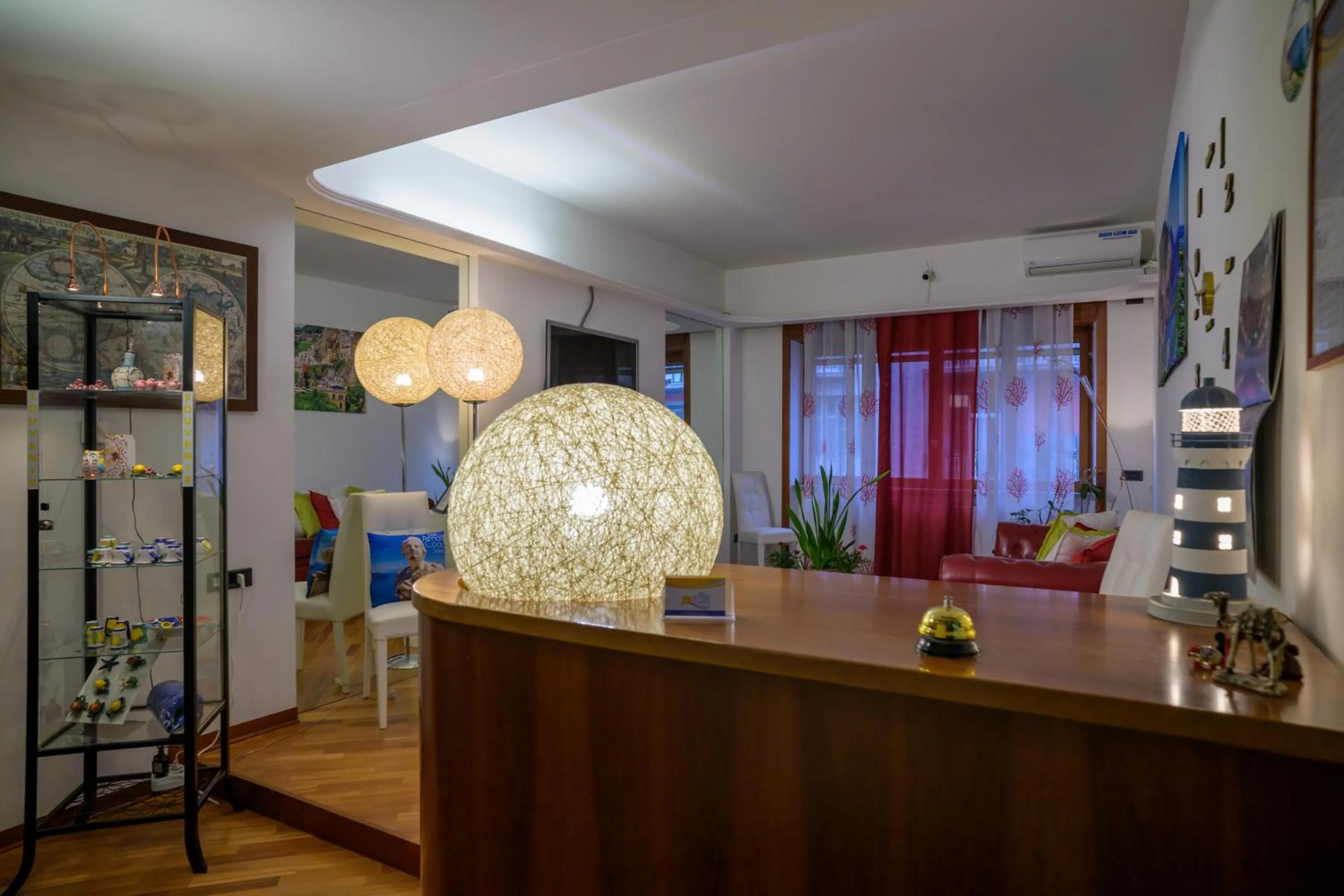 Seating area in B&B Amalfi Coast Salerno