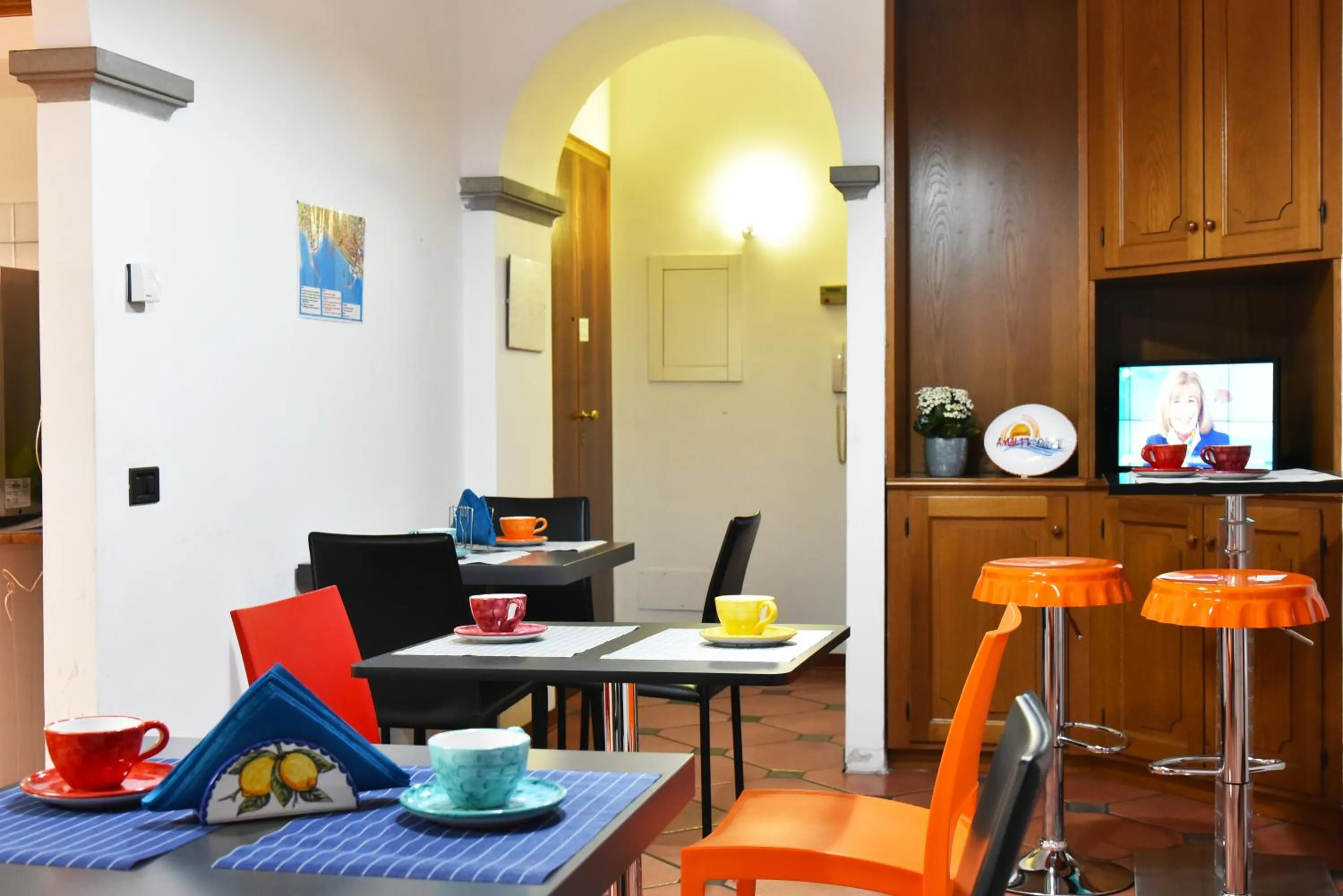 Food and drinks in B&B Amalfi Coast Salerno