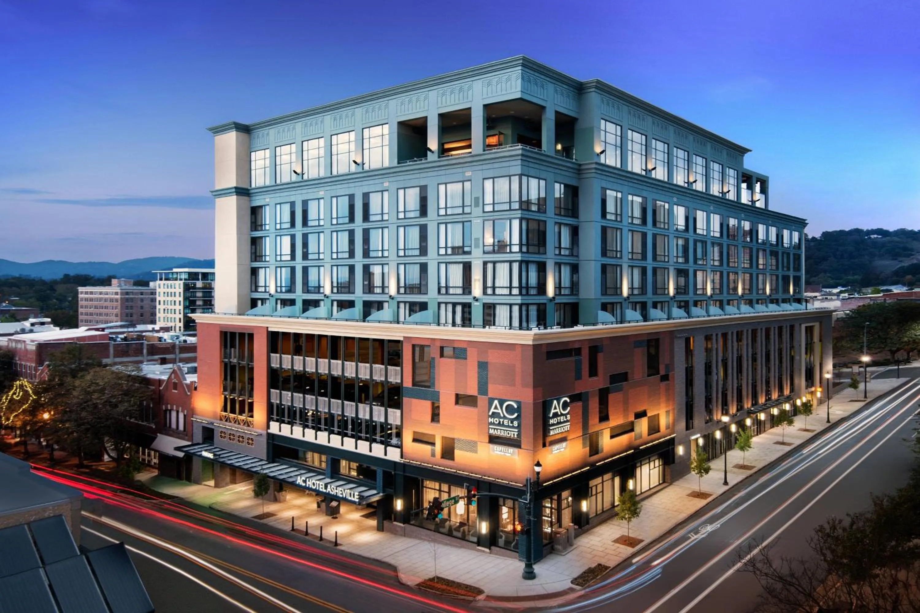 Property building in AC Hotel Asheville Downtown
