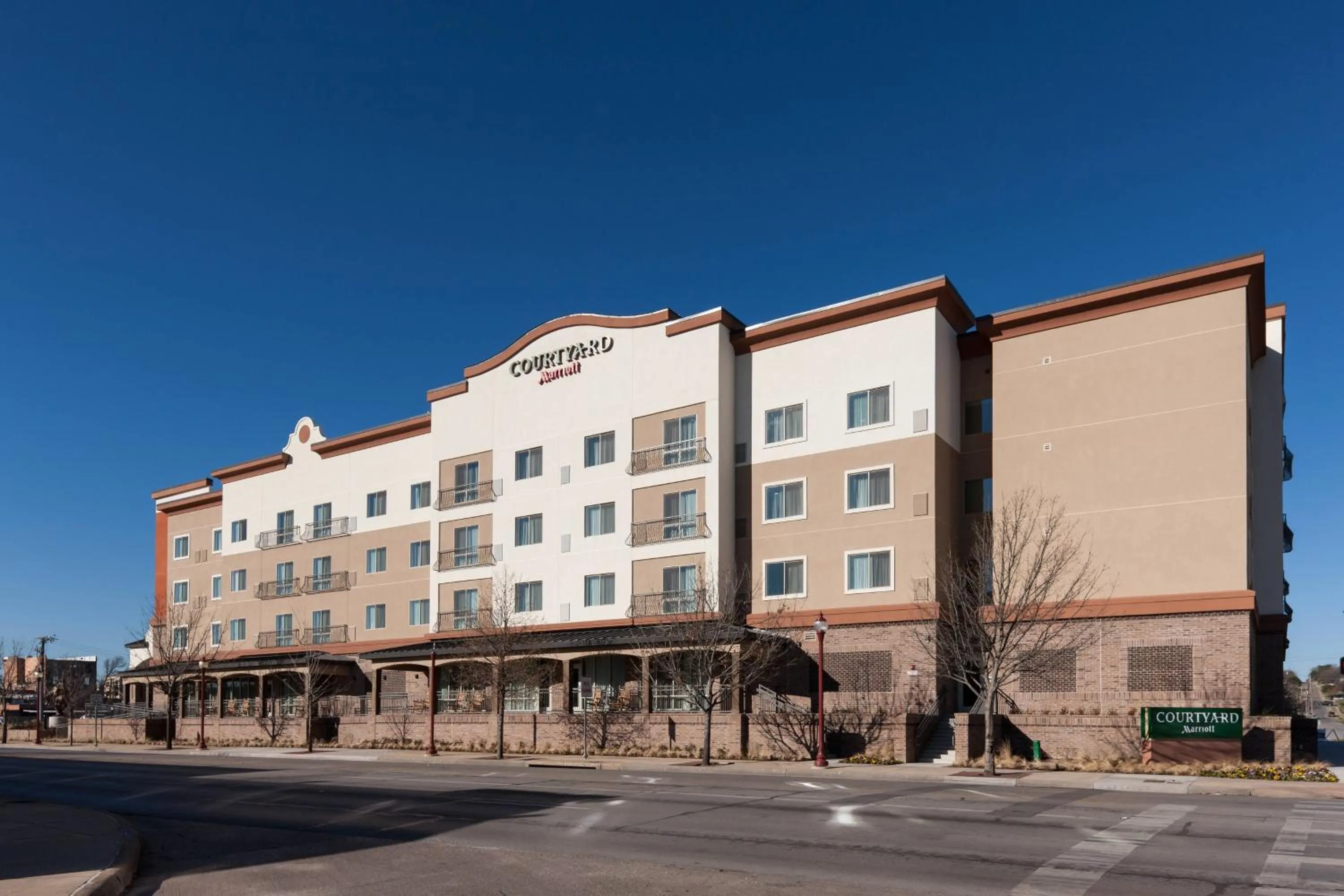 Property building in Courtyard by Marriott Fort Worth Historic Stockyards