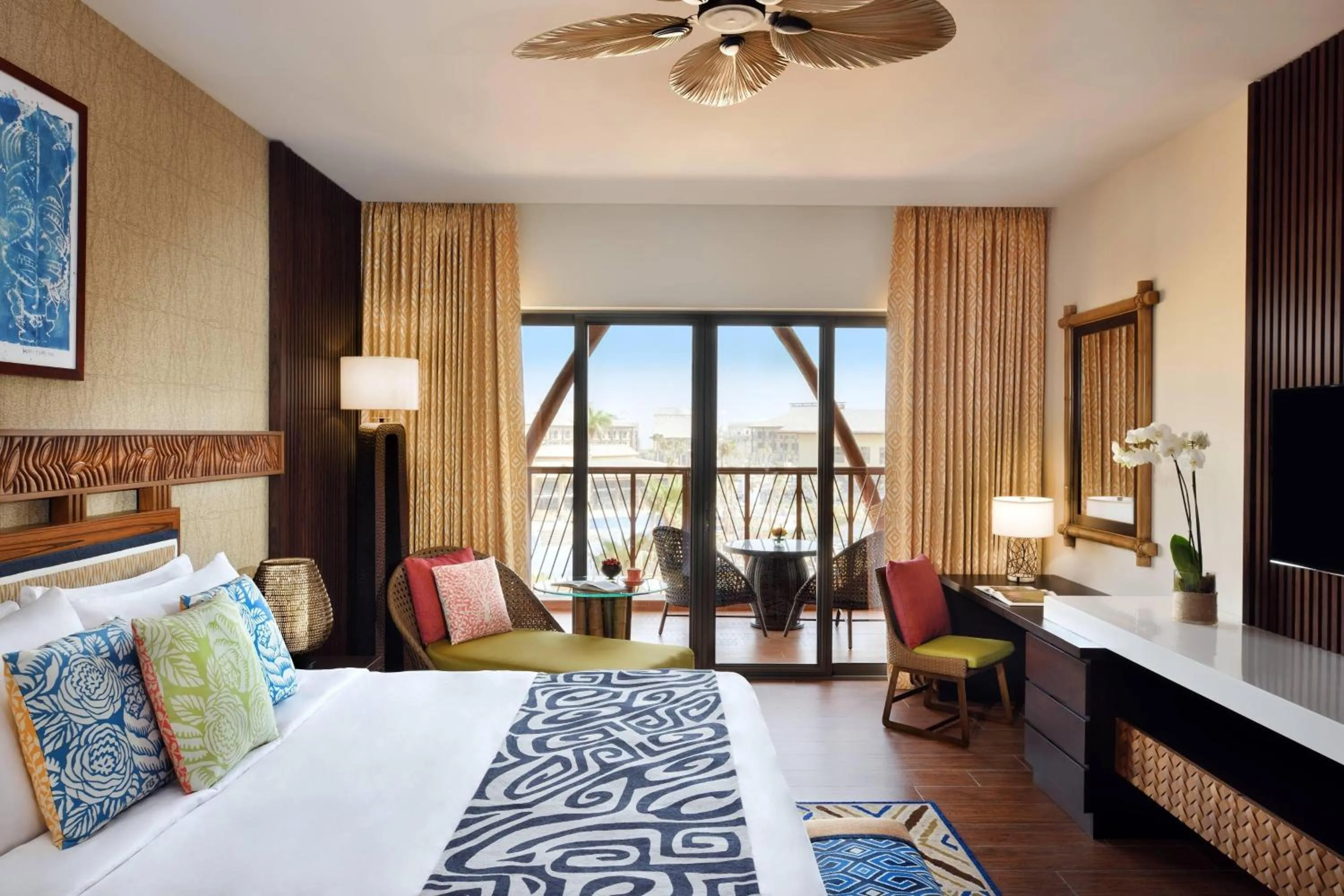 Photo of the whole room, Bed in Lapita, Dubai Parks and Resorts, Autograph Collection