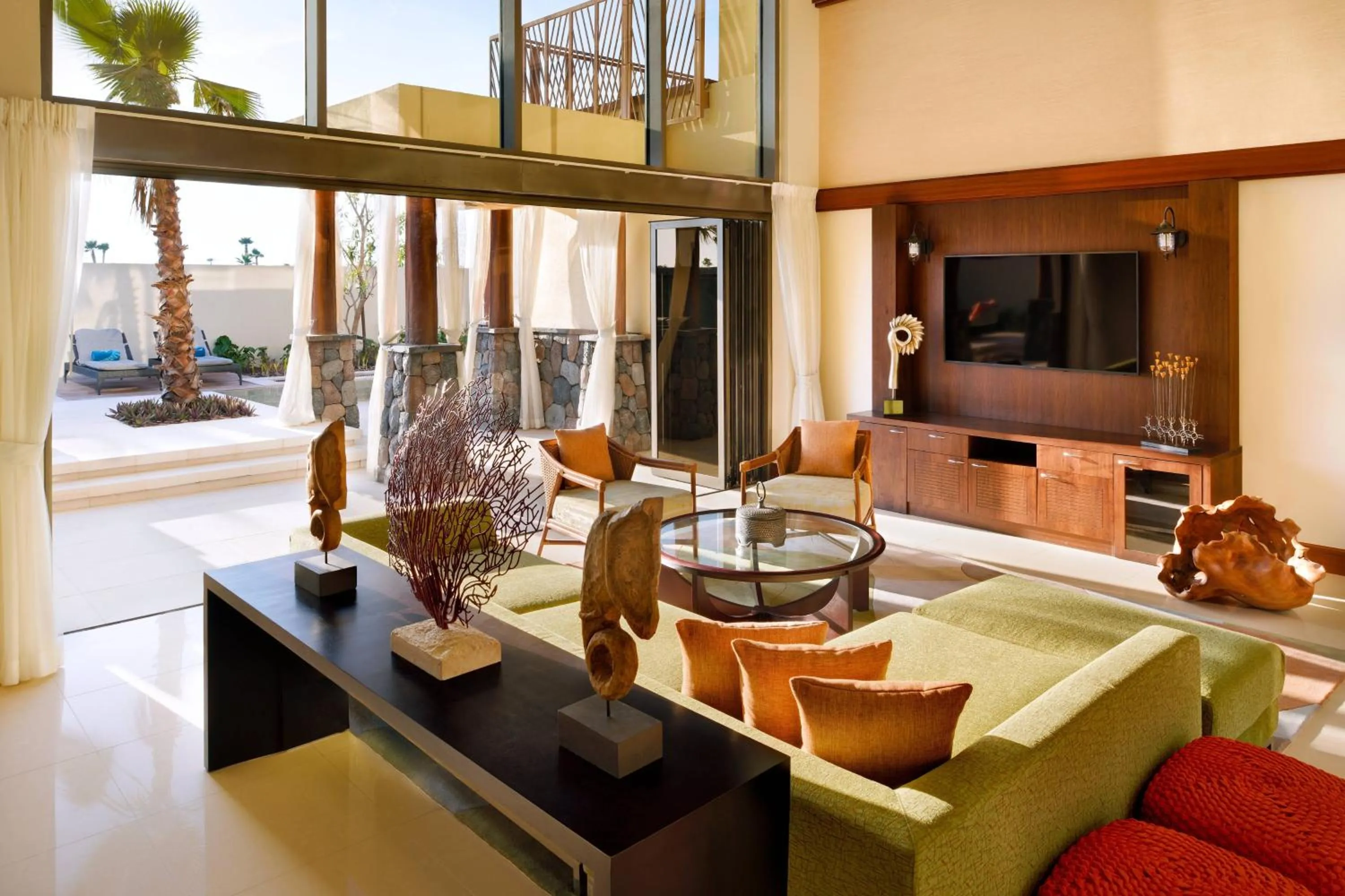 Living room in Lapita, Dubai Parks and Resorts, Autograph Collection