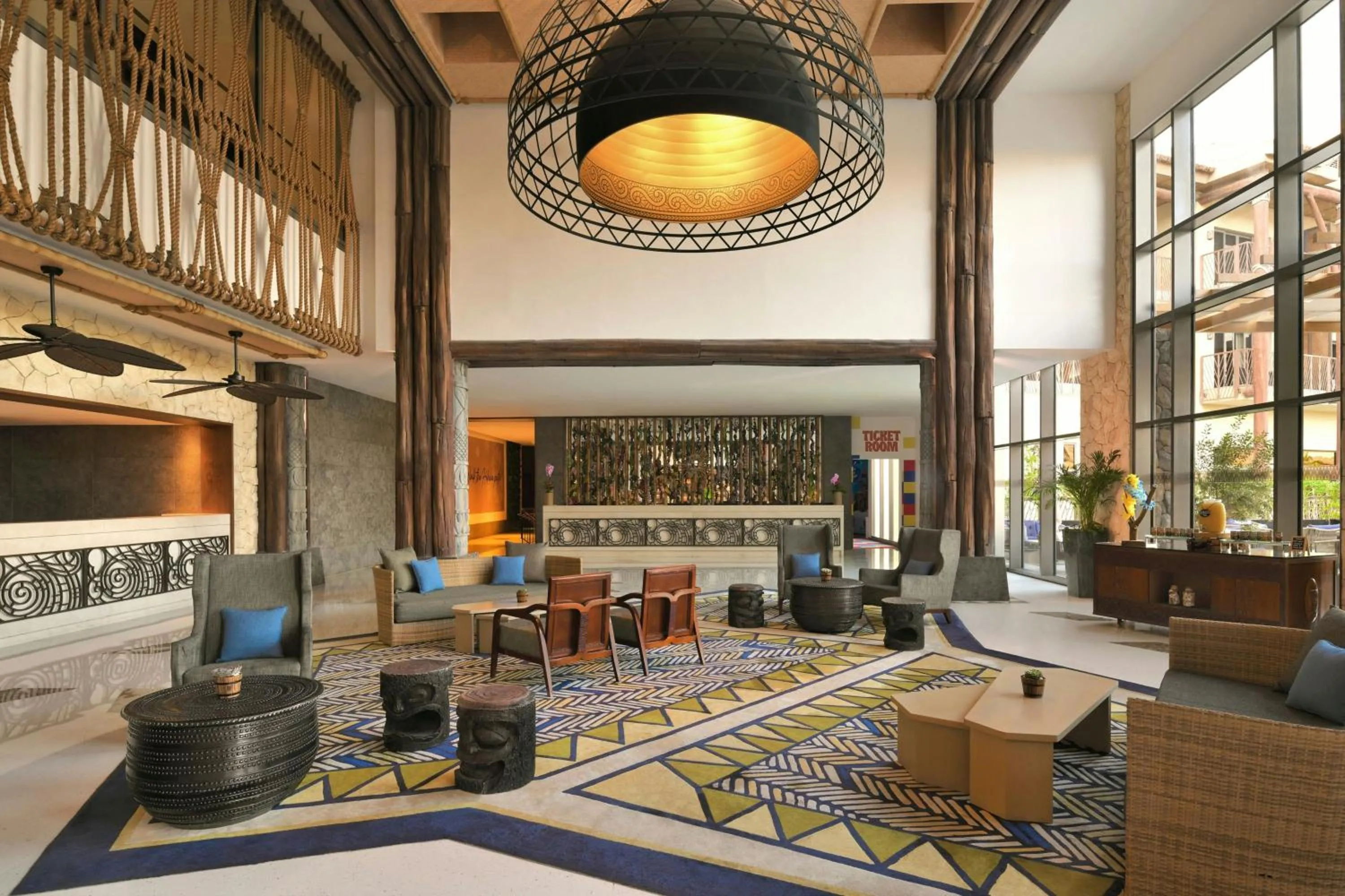 Lobby or reception in Lapita, Dubai Parks and Resorts, Autograph Collection