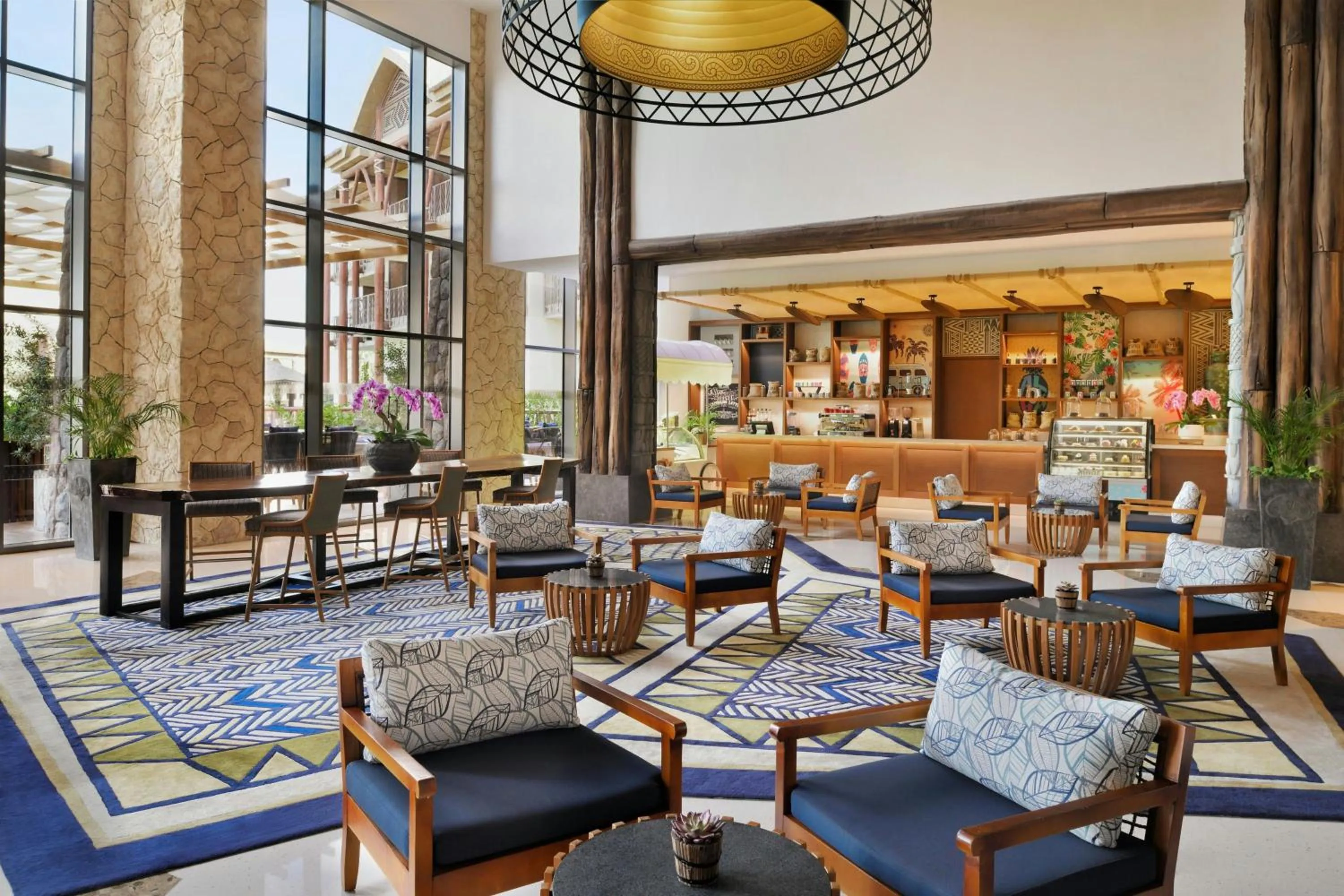 Lounge or bar in Lapita, Dubai Parks and Resorts, Autograph Collection